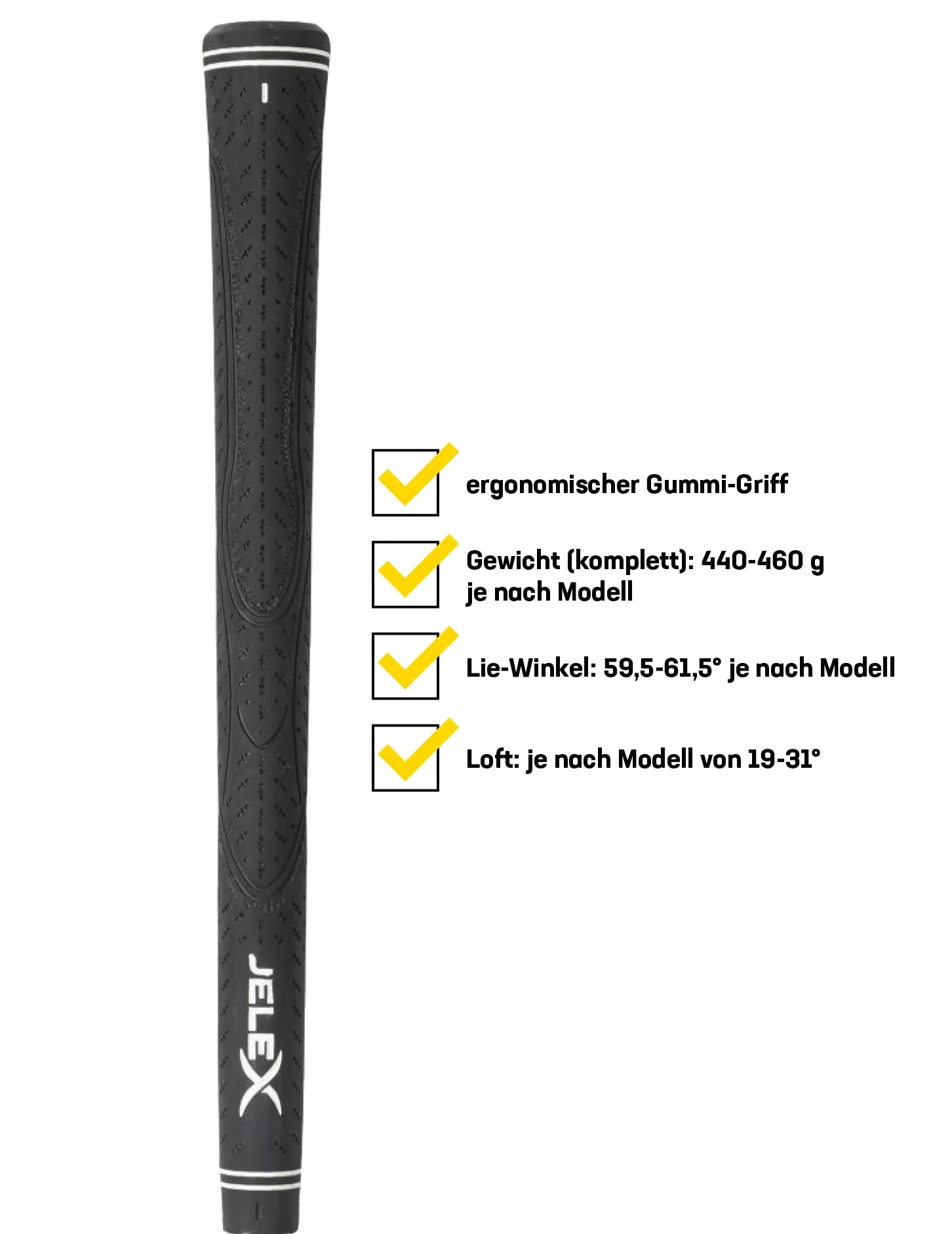 JELEX Palos de golf acero inoxidable hierro 3-7 SW PW para principiantes y profesionales