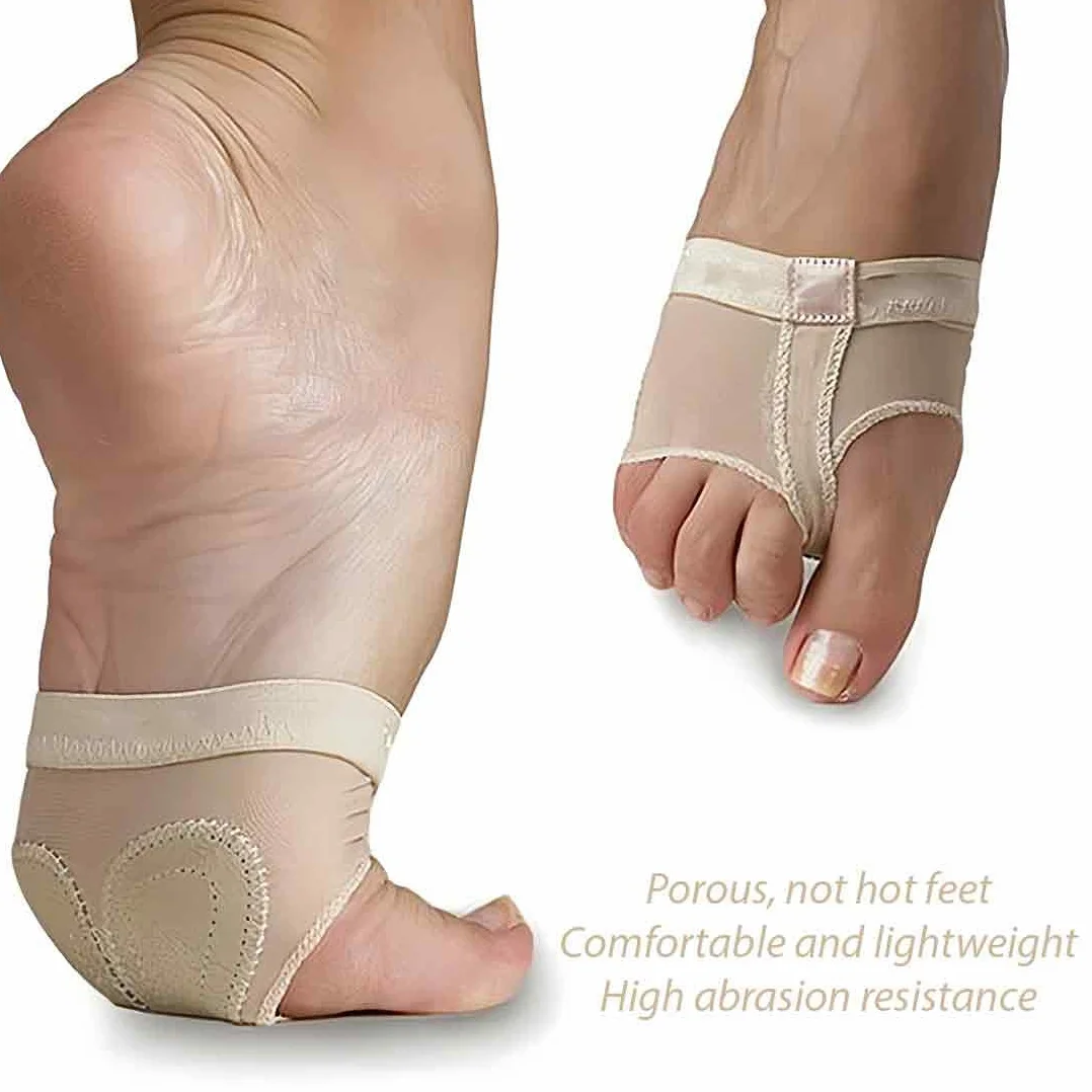 Almohadillas Danza 5 Agujeros Protectores Pie Antideslizantes para Ballet Yoga Gimnasia Jazz