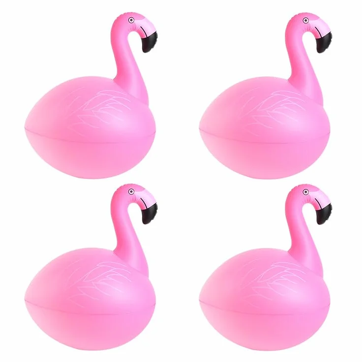 Linterna Solar Hinchable Flamenco para Piscina, Estanque y Jardín, Lámpara LED Flotante IP68, Iluminación Decorativa Automática con Energía Solar (4, Pink)