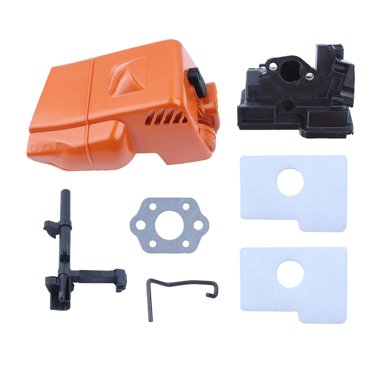 Kit de Adaptador de carburador y Filtro de Aire for la Tapa del Cilindro del Motor Superior de la Motosierra MS180, MS170, MS 180, 170, 018 y 017. Repuestos for Motosierra de Gasolina.