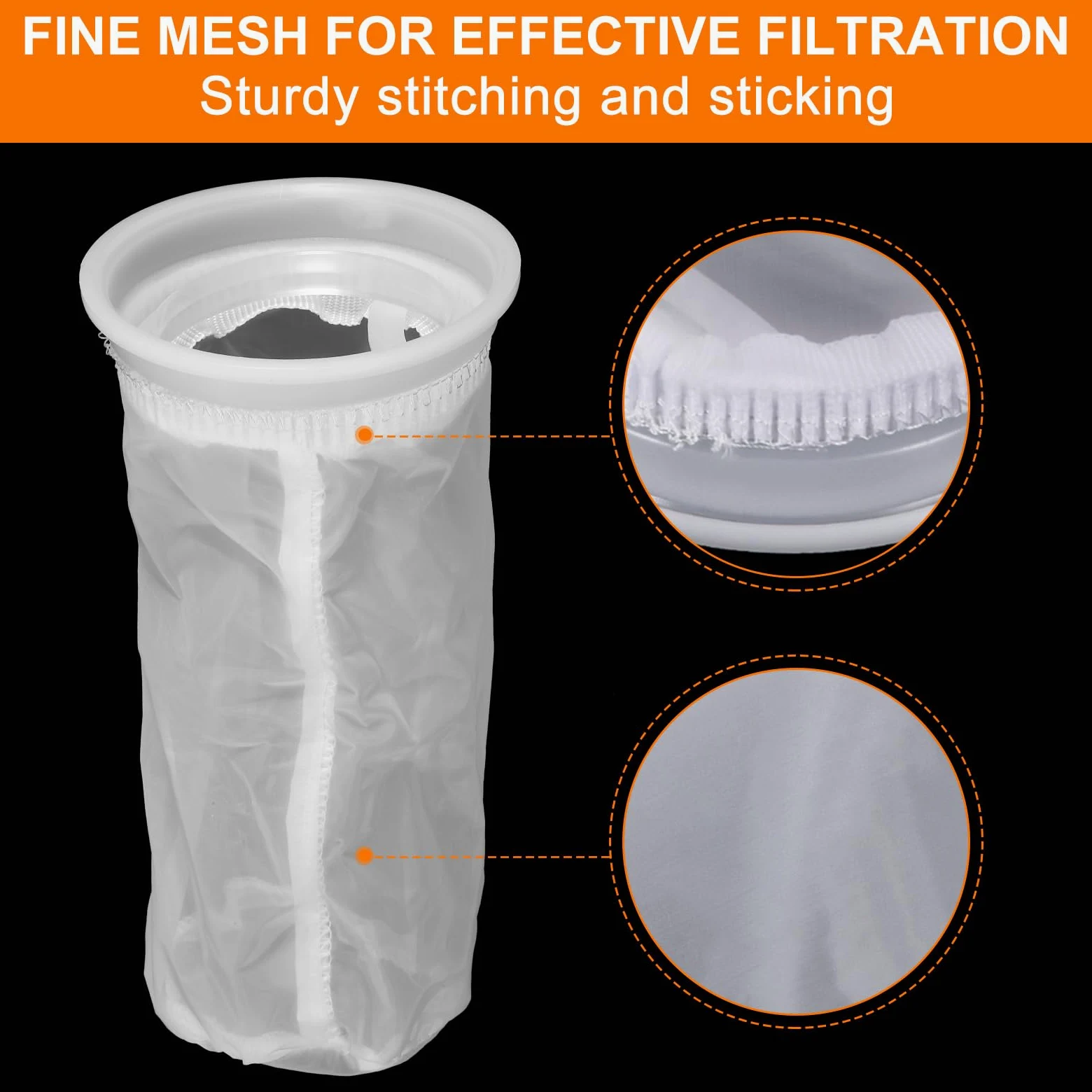 PATIKIL 45° IBC Tapa Filtro Cubierta 245mm Plástico Ton Barril Cubierta con Lavable Nylon Filtro IBC Manijas Manguera Adaptador para Lluvia Tanque 1000L IBC Tanque Rojo Blanco