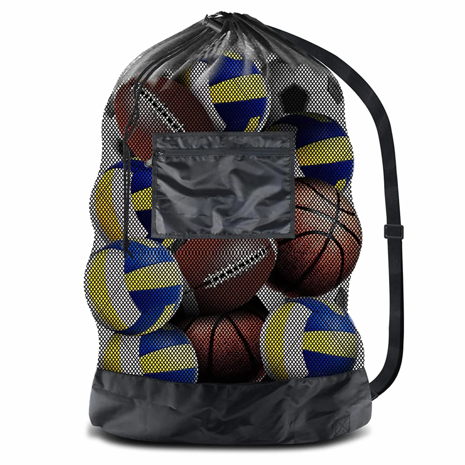 Extra Grande Bolsa de Malla para Pelotas 30x40 Pulgadas Red para 12-15 Pelotas Baloncesto Fútbol