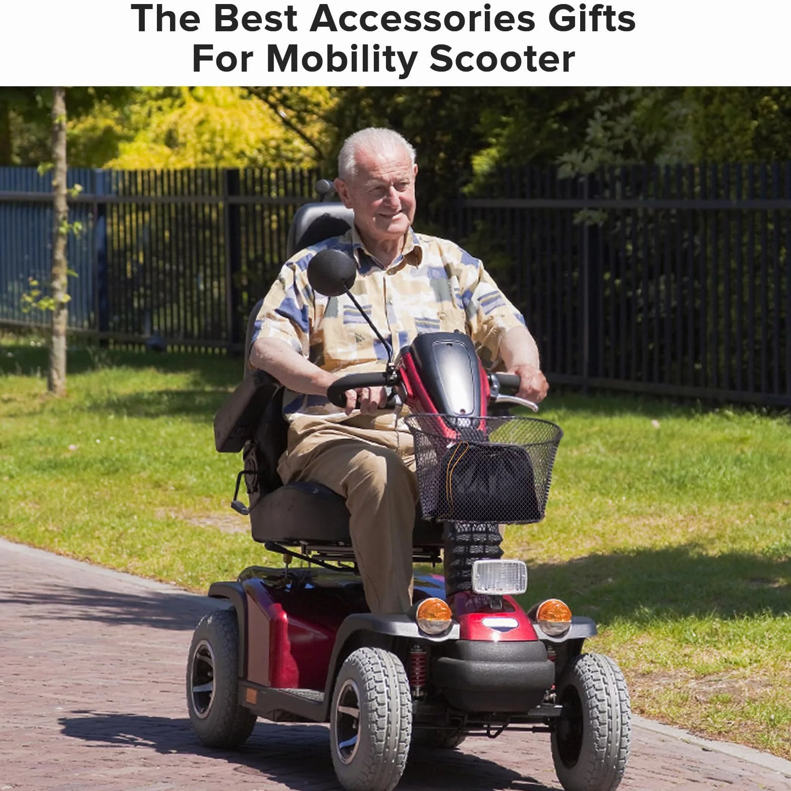 Funda de Almacenamiento para Scooter de Movilidad, Tela Oxford 420D, Impermeable, Anti-UV, con Tiras Reflectantes