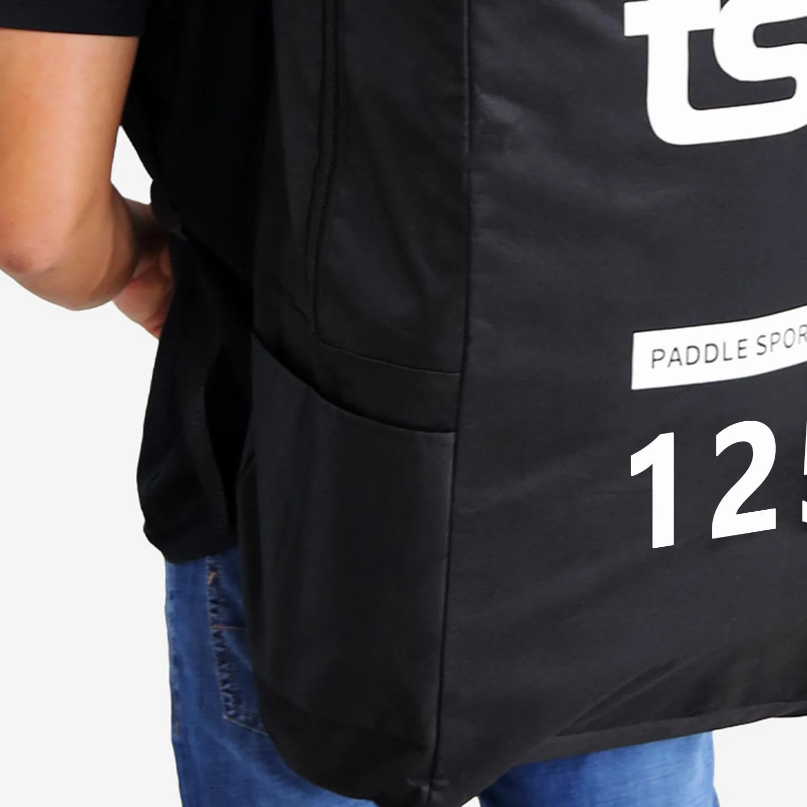 Bolsa para Tabla Paddle 125L, Impermeable Oxford, Cubierta Acolchada de Espuma para Surf y Kayak