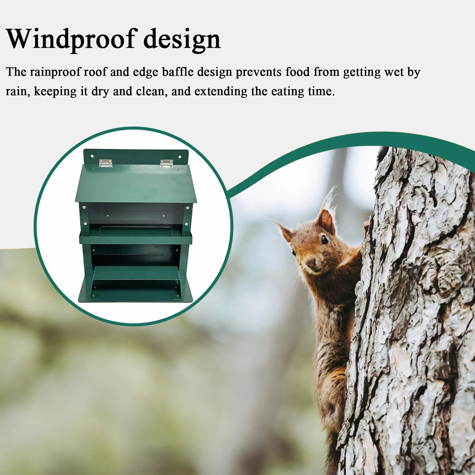 Casita para Ardillas | Casa para Ardillas A Prueba de Invierno,Suministro De Comida Invierno Observación Naturaleza Alimentación Fauna Decoración Jardín Aves Parques Amantes Animales