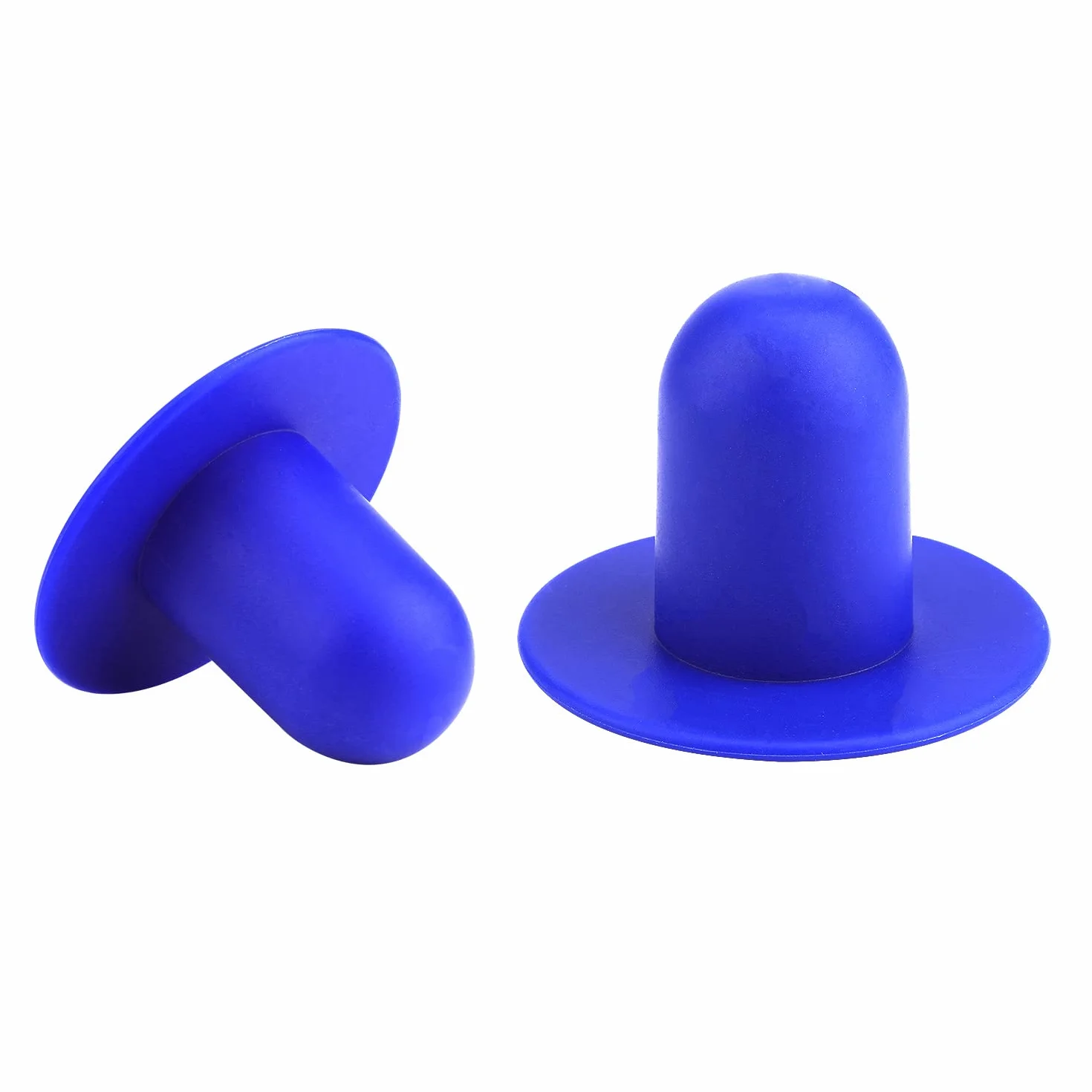 KINBOM Tapón de Piscina, Compatible con y Bestway, Tapón de Tapón de Orificio de Colador de Bomba de Filtro Tapón de Goma para Piscinas sobre el Suelo (2 Piezas, Azul)