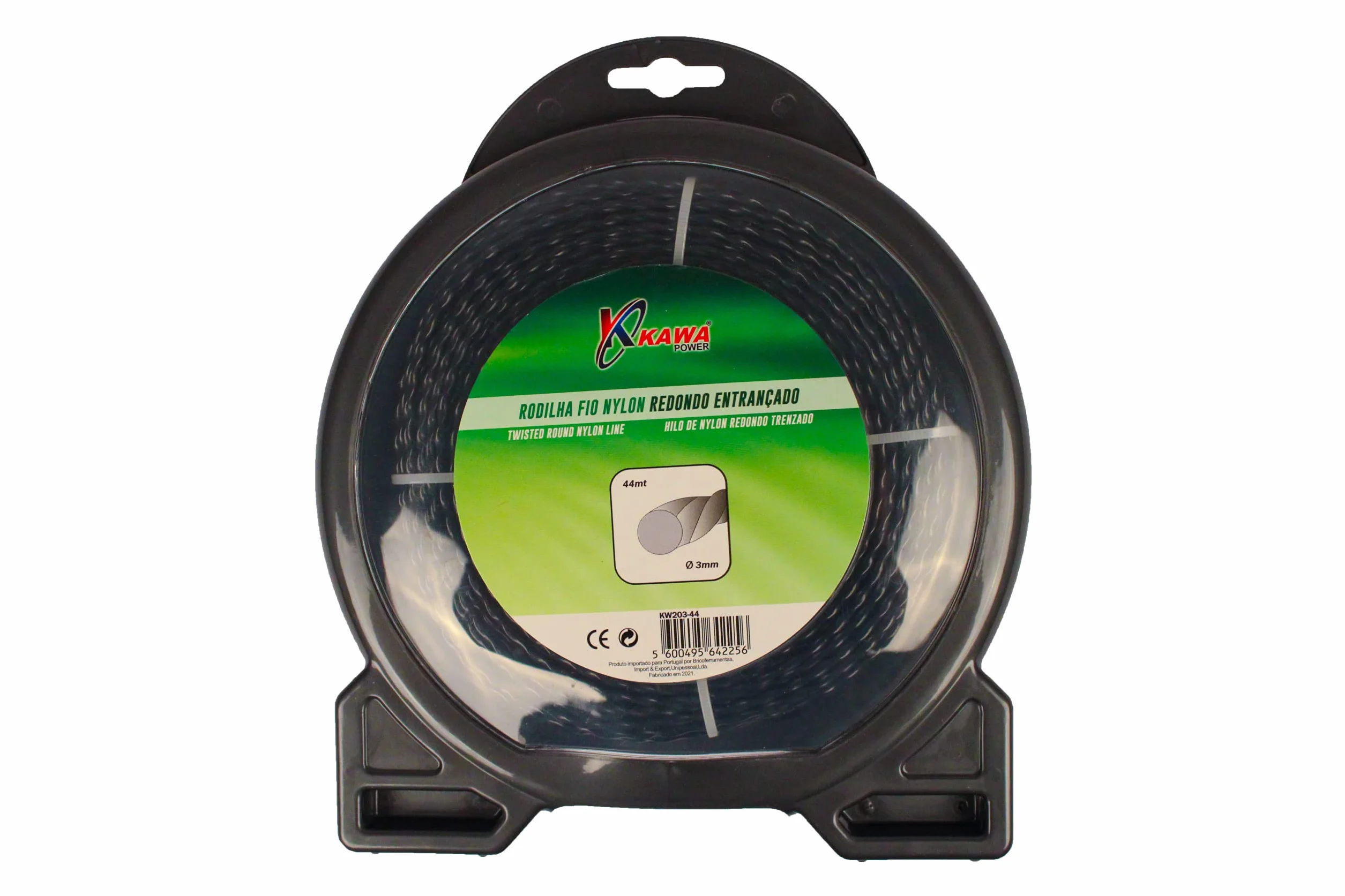 Kawapower Hilo Nylon Redondo Trenzado 3MM 44MT