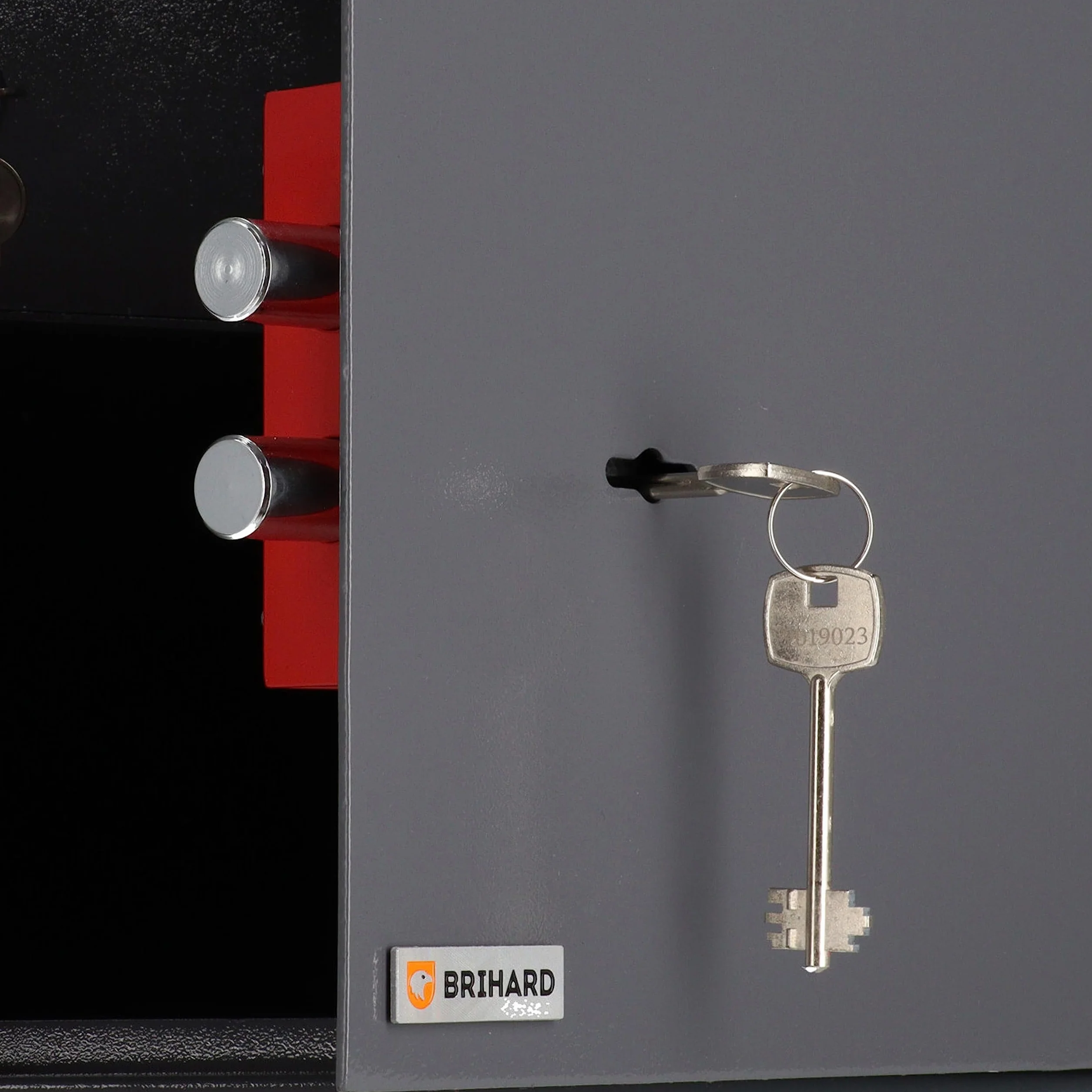 Caja Fuerte con Llave 30x38x30cm 30L Pared Gruesa para Seguridad Hogar