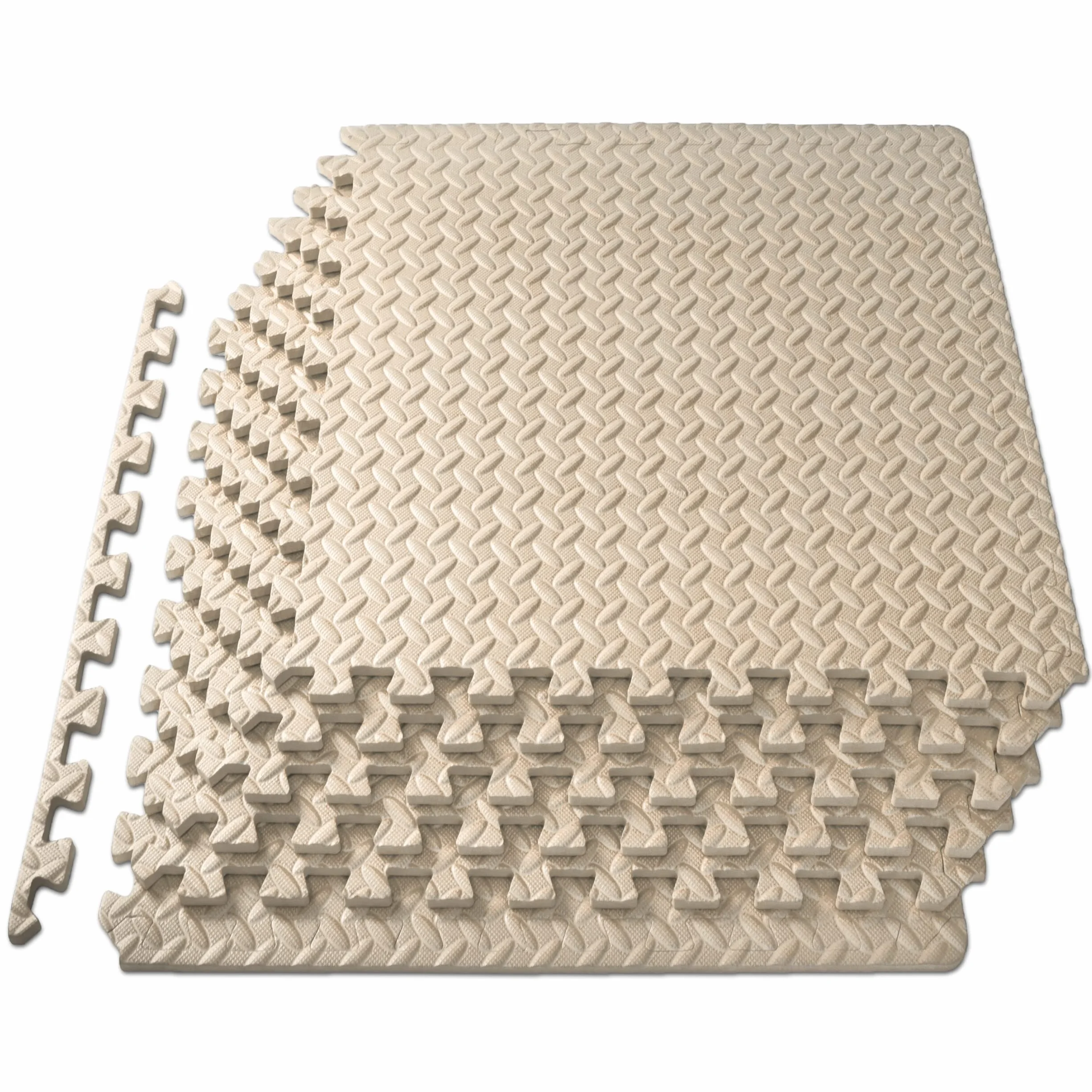 ProsourceFit Exercise Puzzle Mat EVA Foam Interlocking Tiles Cushion Flooring for Gym