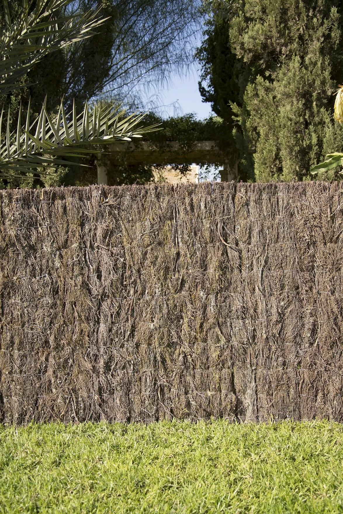 Suinga Brezo Ocultación Máxima 0,80x3 m | Cerramiento Natural de Brezo | Valla de Ocultación 100% para Jardin y Terraza | Malla de Brezo Rustica
