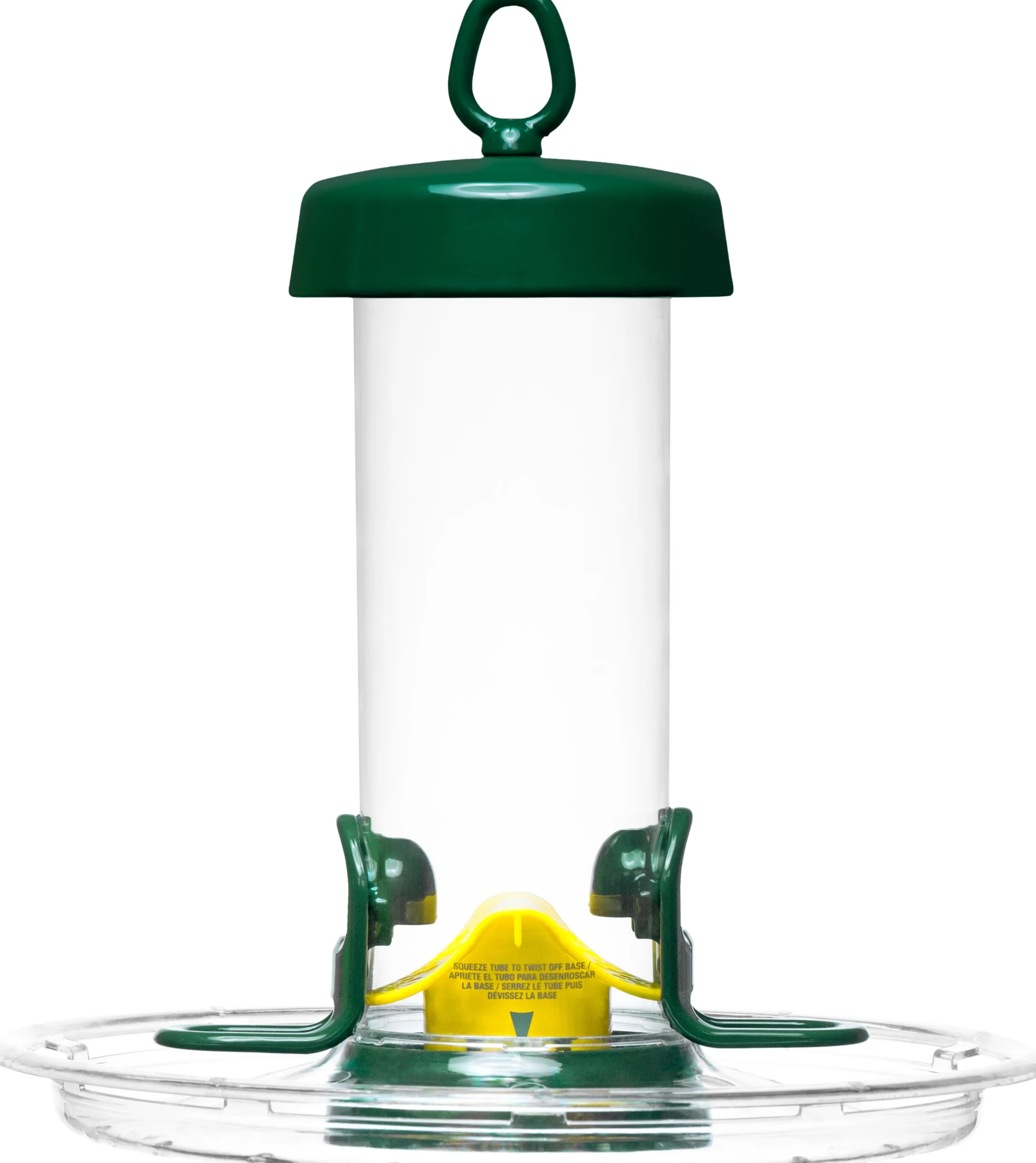 Tube Solution - Comedero para pájaros Silvestres con Capacidad de 100 0.7 Libras con 2 Puertos de Semillas