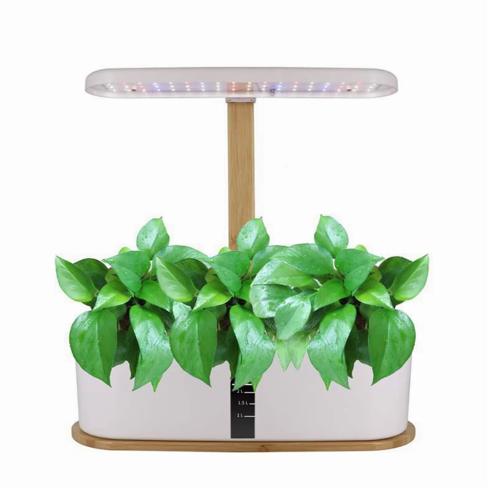 RoseFlower Sistema de Cultivo Hidropónico, Smart Garden, Kit de Cultivo Interior con Luz de Crecimiento LED de Espectro Completo de autorriego, Altura Ajustable - huerto Interior (Blanco)