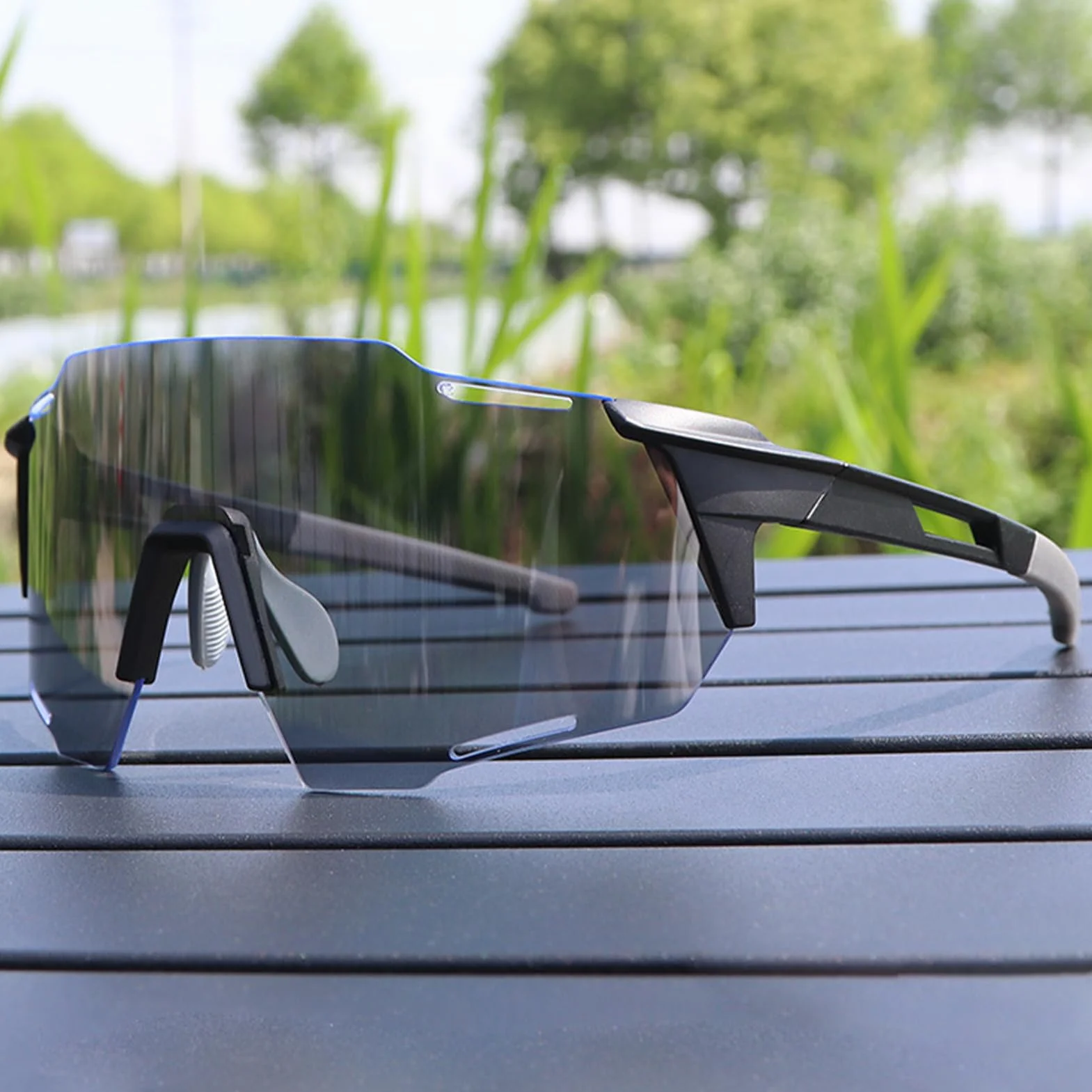 Gafas Transparentes para Motocicleta Lentes de Esquí Sin Marco Fotocromáticos Hombre Deportes Invierno Snowboard