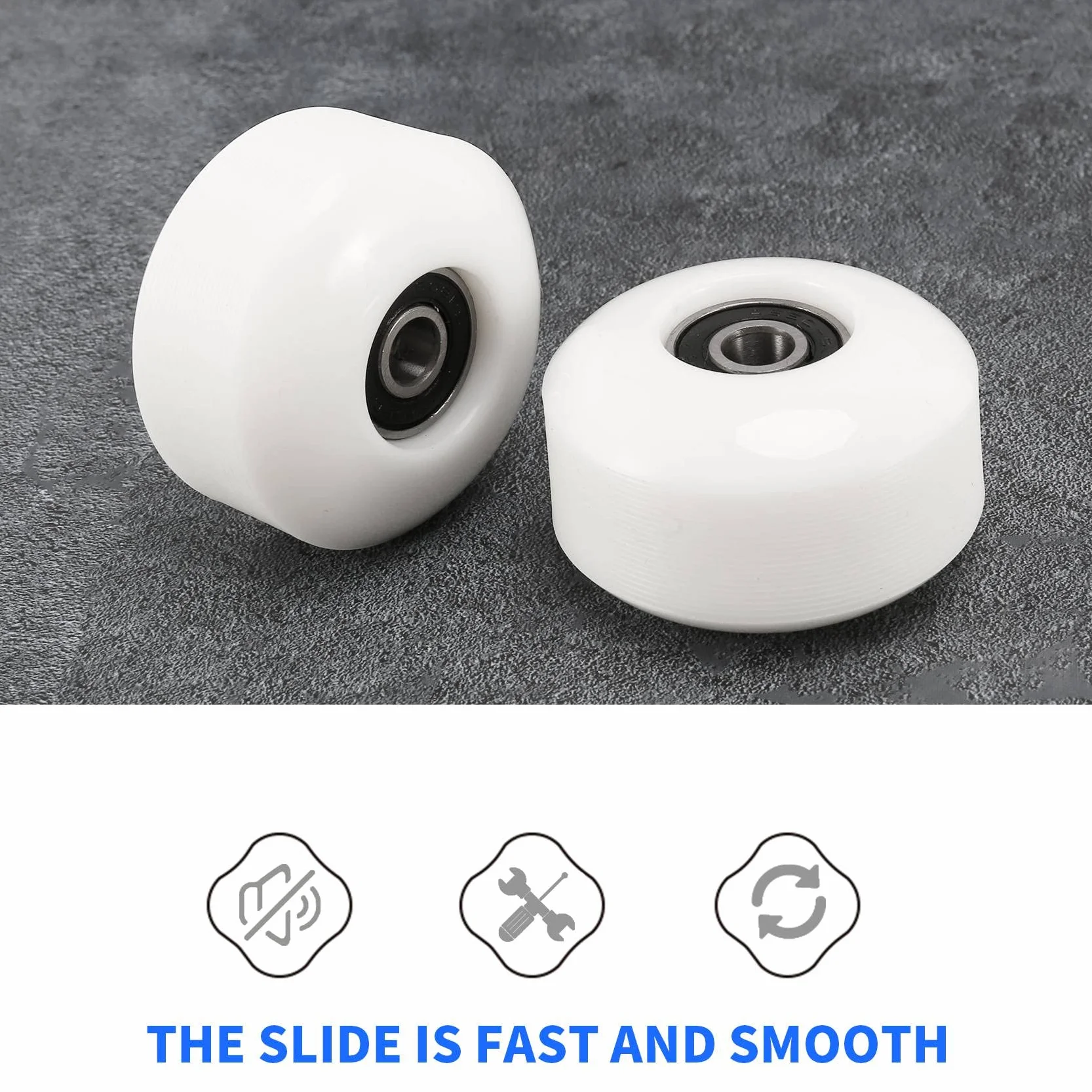 Ruedas de Skate 52x30 mm con Rodamientos Juego de 4