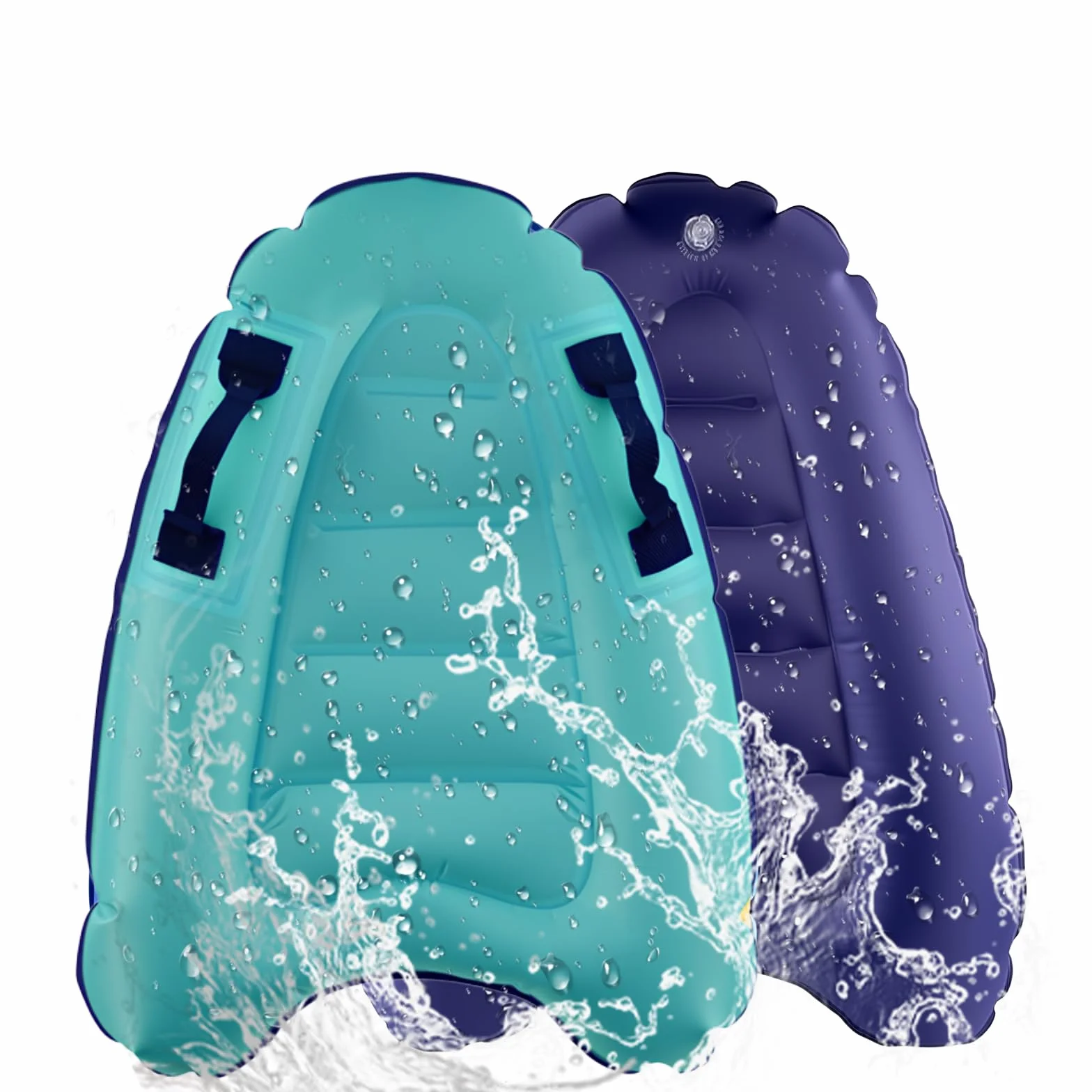 Shyllin Tabla de Surf Inflable para Niños 70 x 55 x 12 cm Bodyboard Hinchable con Asas Portátil