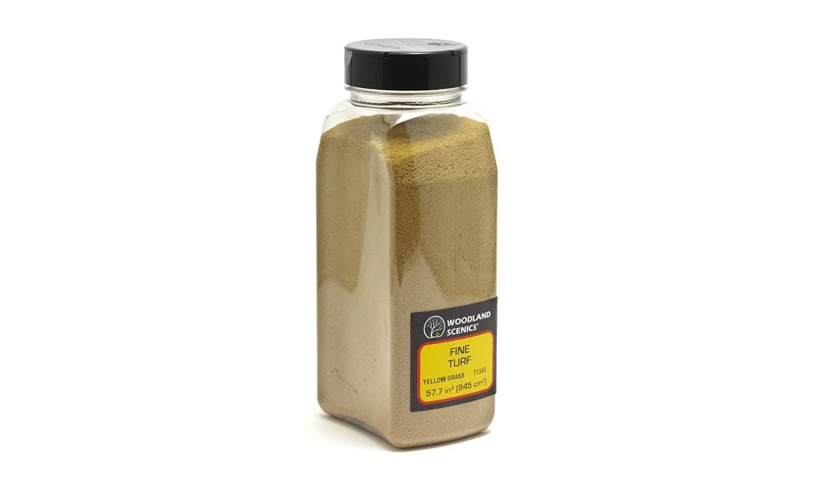 Woodland Scenics T1343 Material ecológico Material de follaje Pasto Amarillo césped Fino Pasto Amarillo