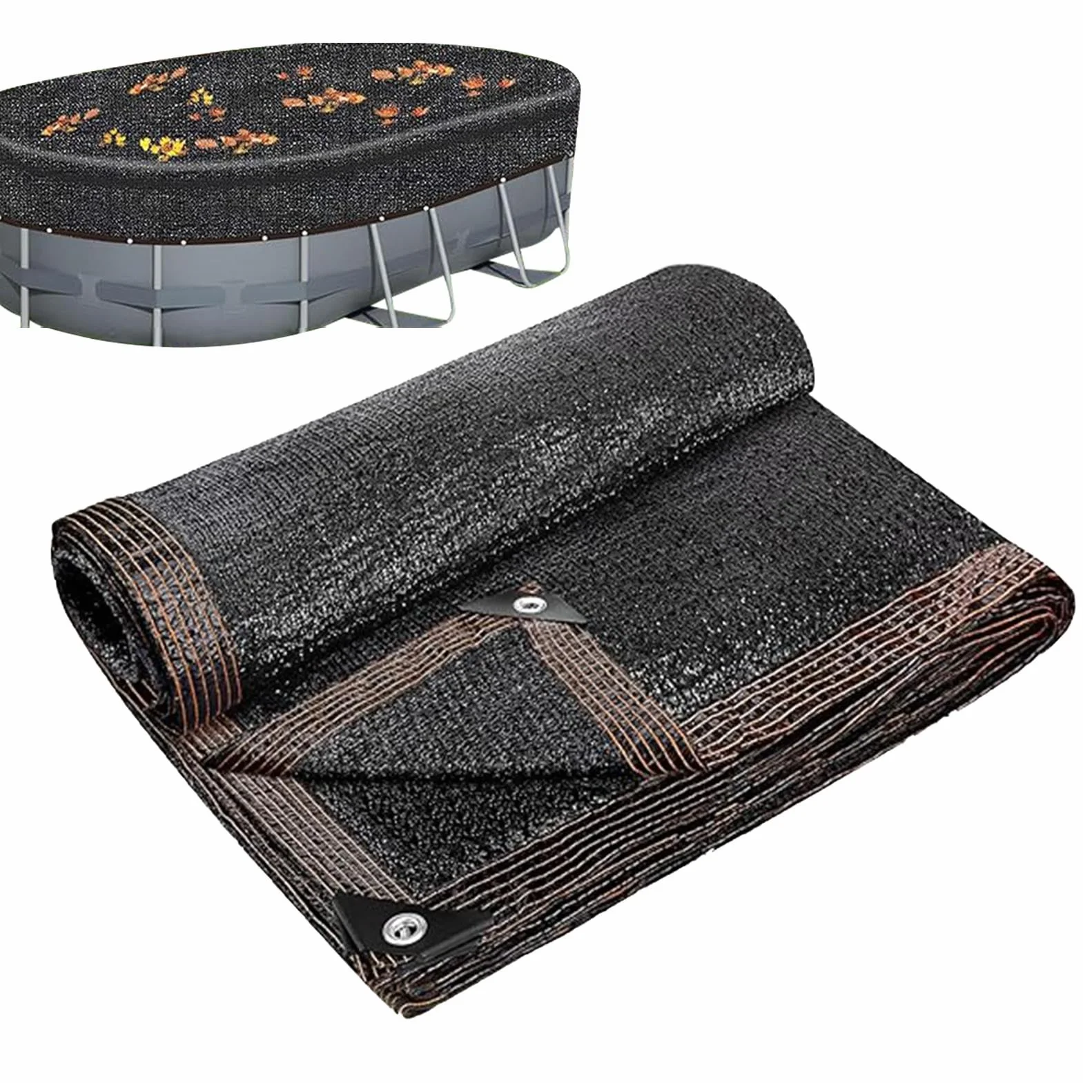 Cubierta de Red de Hoja para Piscina, Red de protección de Piscina, Red de Hojas para Piscina, Red antihojas para Piscina, Red antihojas para Piscinas enterradas y Fuera del Suelo, Lona de Malla de