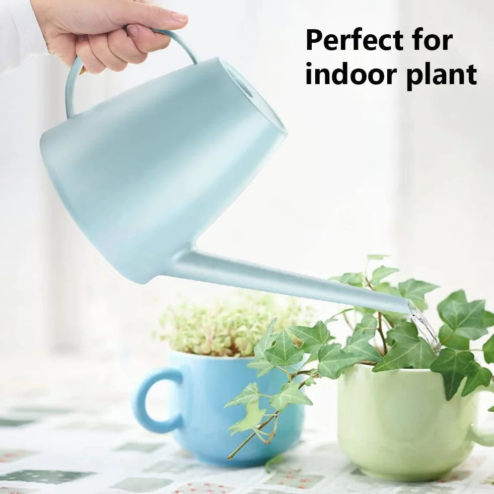 LOYUYU Tanque de Agua de PláStico 1.8L Planta PequeñA, Ligera y Encantadora de JardíN Interior y Exterior, Tanque de Agua con Ducha Gris