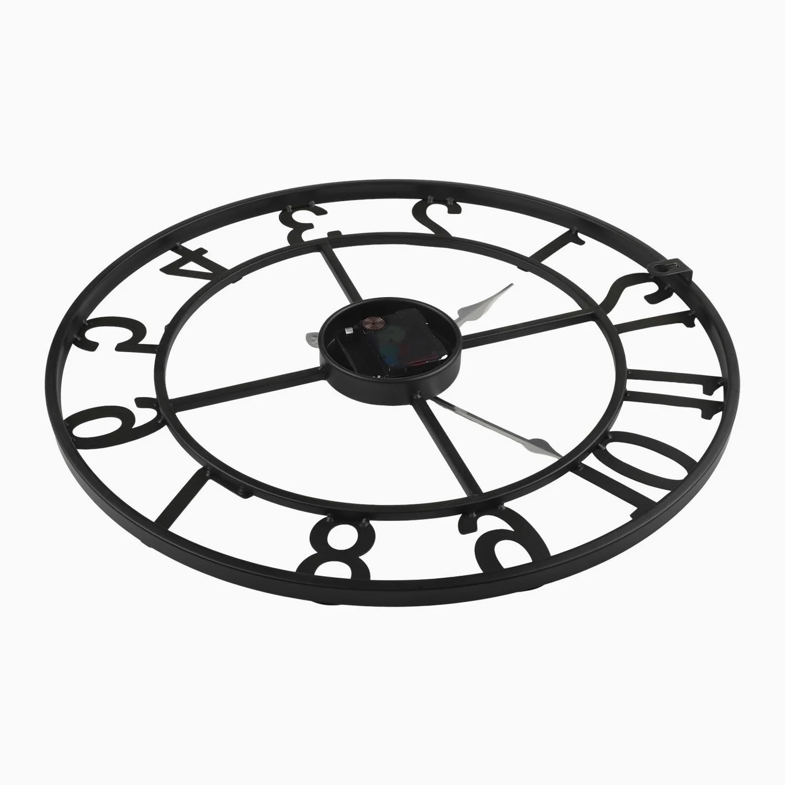 Reloj de pared de metal vintage 34 cm 40 cm para exteriores jardín grande redondo decorativo patio