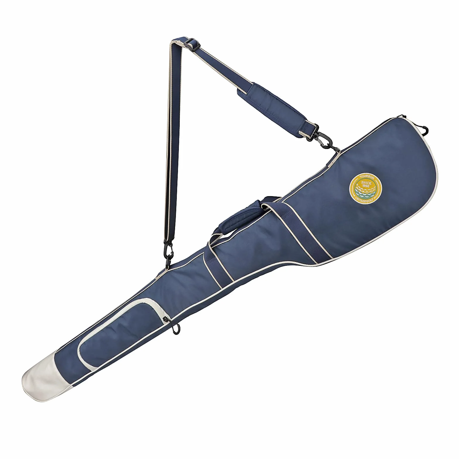 Tourbon Bolsa de golf portátil de nylon ligero plegable con bolsillo con cremallera