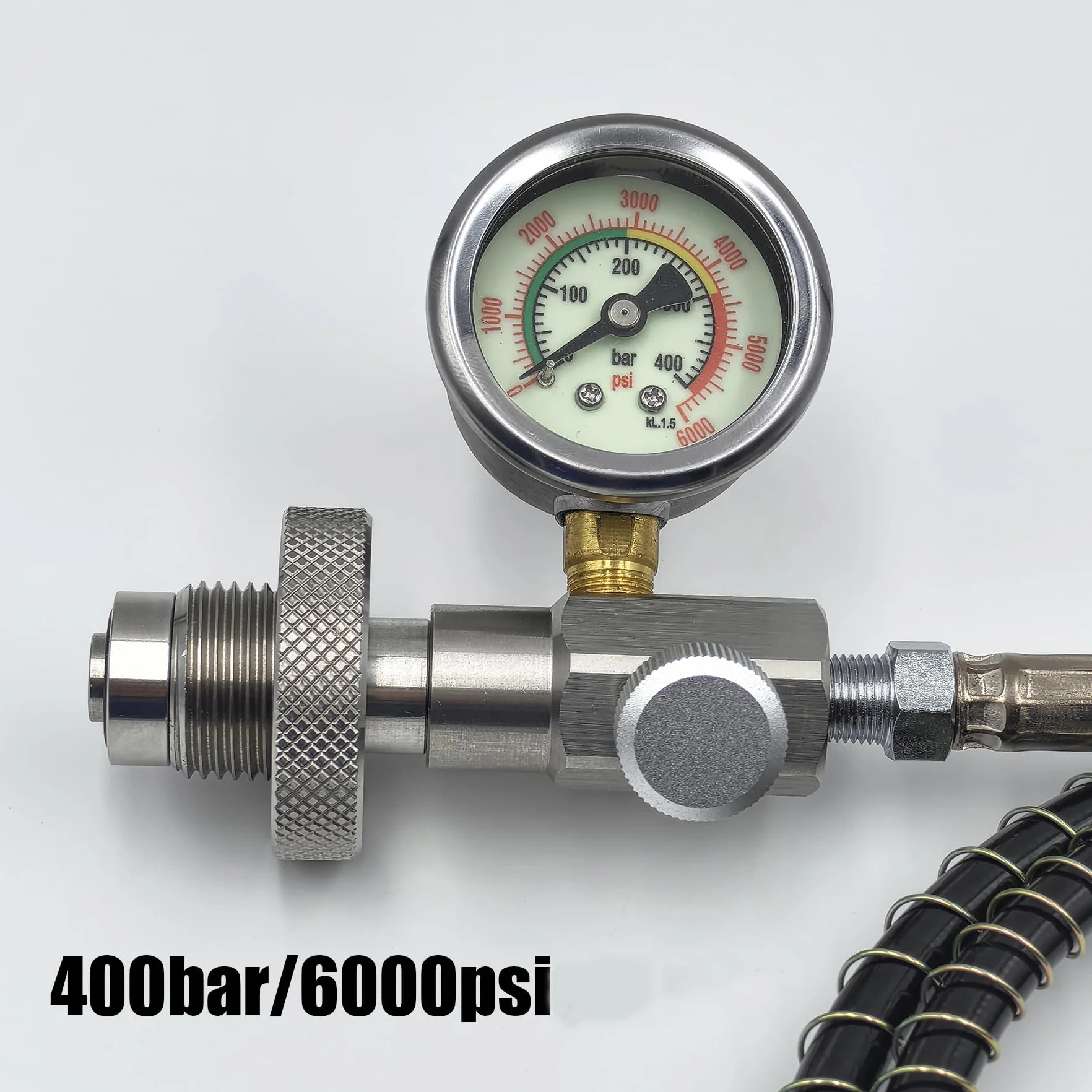 DRYHTEN Depósito de cilindro de aire comprimido G5/8 (5/8BSPP) DIN adaptador de válvula HPA