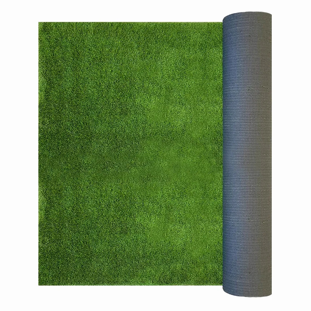 Acomoda Textil – Césped Artificial Alta Densidad para Interior Exterior. Rollo Hierba Sintética con Orificios Drenaje y Fácil Instalación para Jardín, Terraza, Piscina y Patio (Altura 33mm, 2x10m)