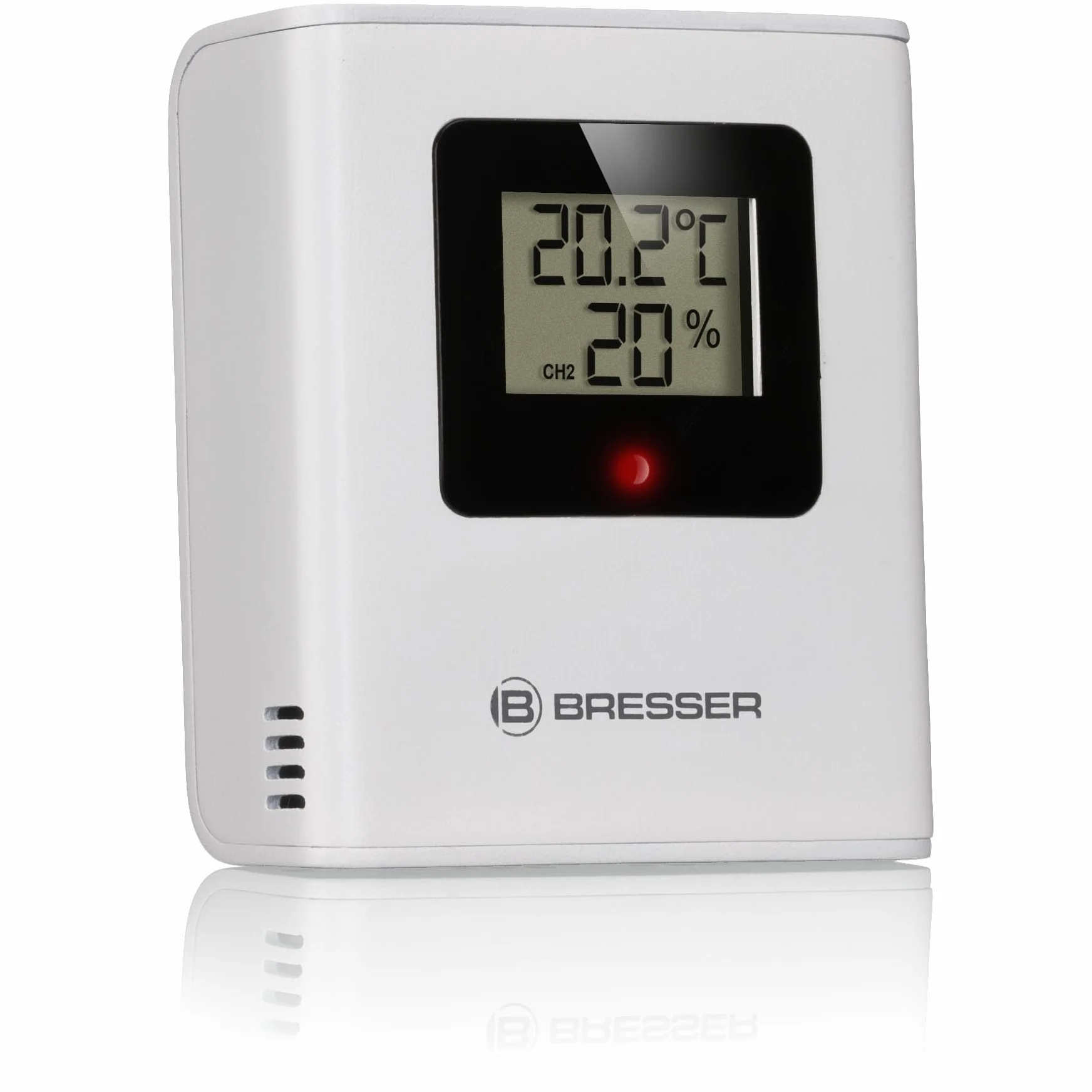 Bresser Termo-Higrómetro Set con 3 Sensores Inalámbricos Temperatura Humedad Pantalla Alarma