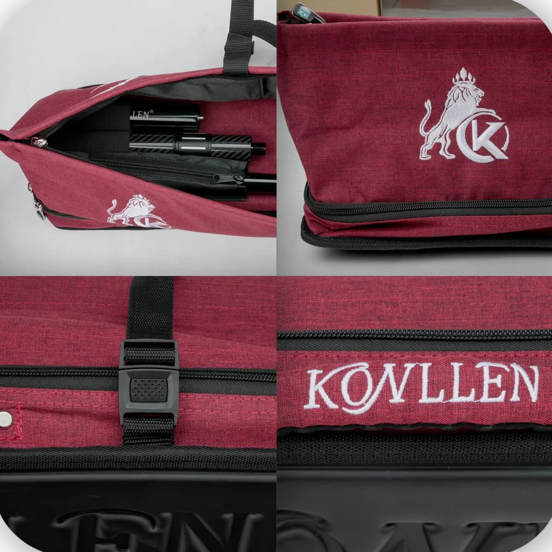 KONLLEN Estuche para Taco de Billar de Tela Oxford Bolsa de Transporte 3x4 4x5