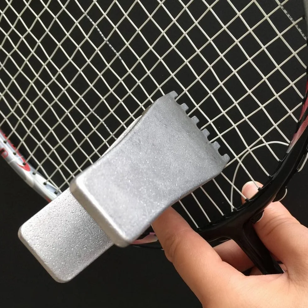 Sarini Abrazadera para encordar Raquetas de Tenis, Bádminton, Accesorios para máquinas encordadoras, Control de tensión