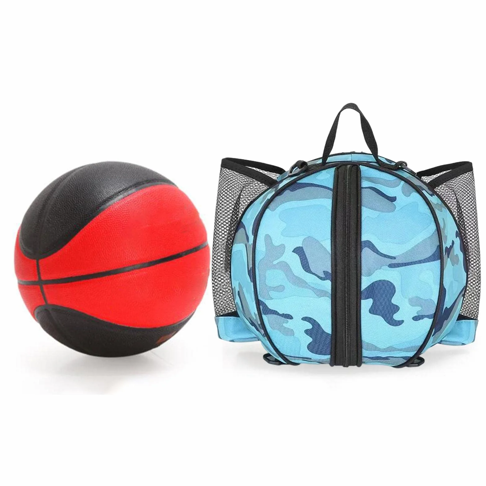 F Fityle Bolsa de Baloncesto Universal, Mochila de Almacenamiento, Correa de Hombro Ajustable