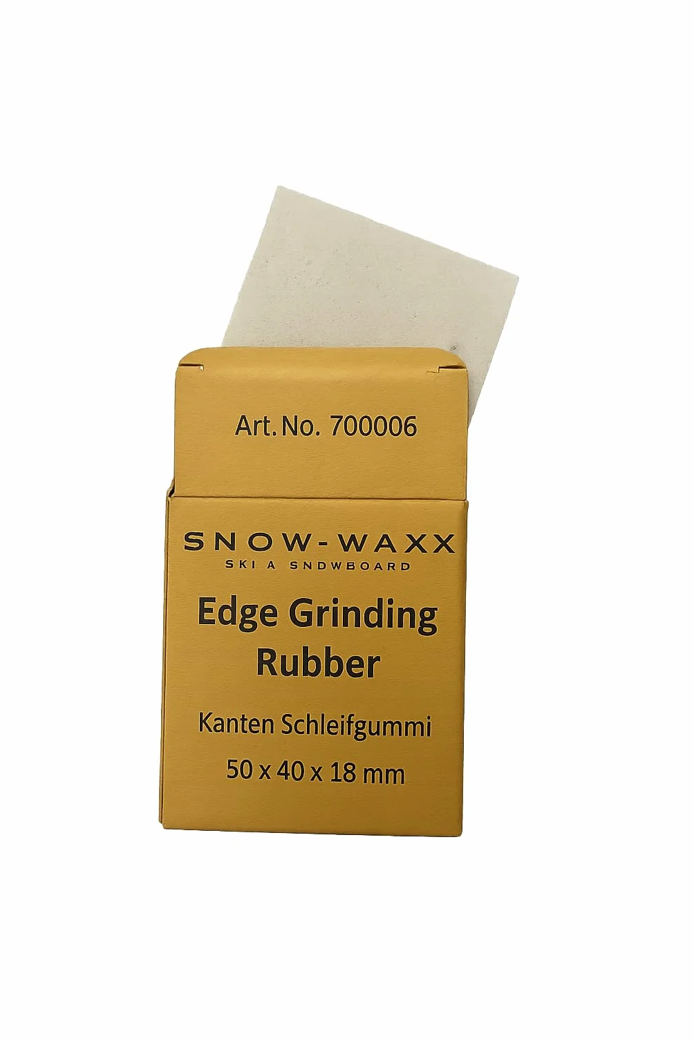 Edge Grinding Rubber 50 x 40 x 18 mm Ski Snowboard Fabricado en Alemania
