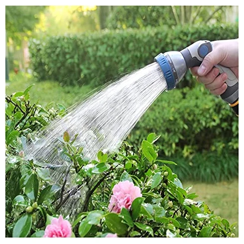 Pistola de agua portátil de alta presión Riego de jardín Rociador de lavado de autos Rociador de lavado de autos de metal para el hogar Rociador de riego de jardín Pistola de agua de alta presión (Co