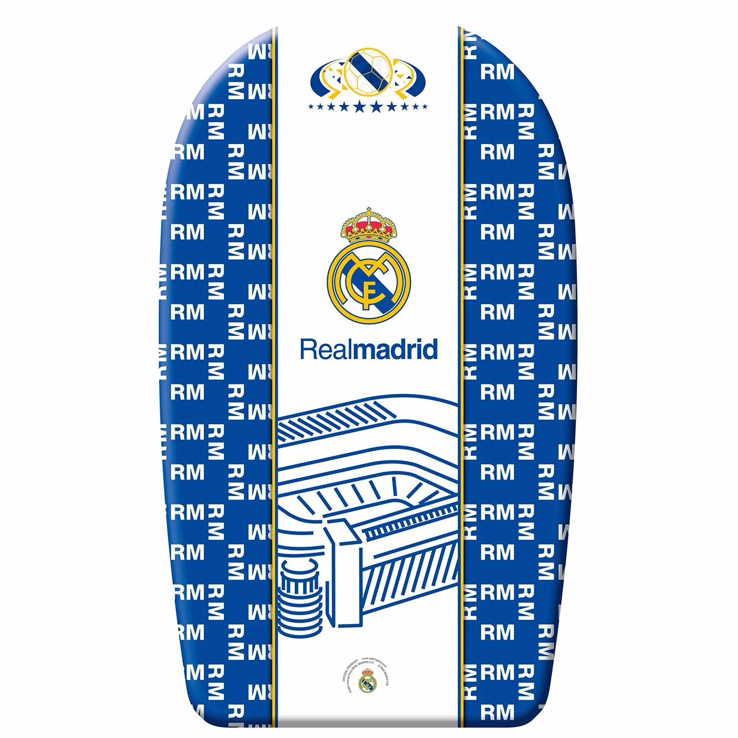 John Tabla de Playa Bodyboard del Real Madrid