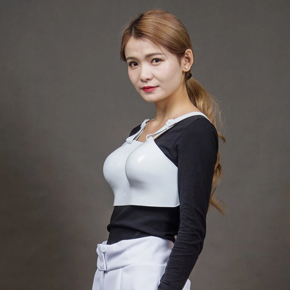 LEONARK Protectores de Pecho Deportivos de Esgrima Plastron para Frustrar Espada Sable Fencers