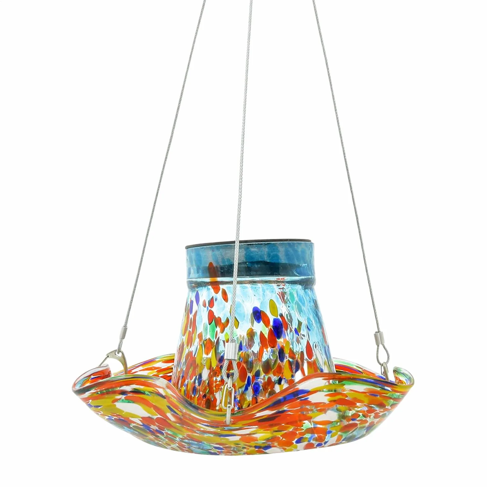 Bebederos Para Colibríes Exteriores Alimentadores Solares Para Exterior | Bebedero Antifugas Con Vidrio Decoración Jardín Y Patio Exterior