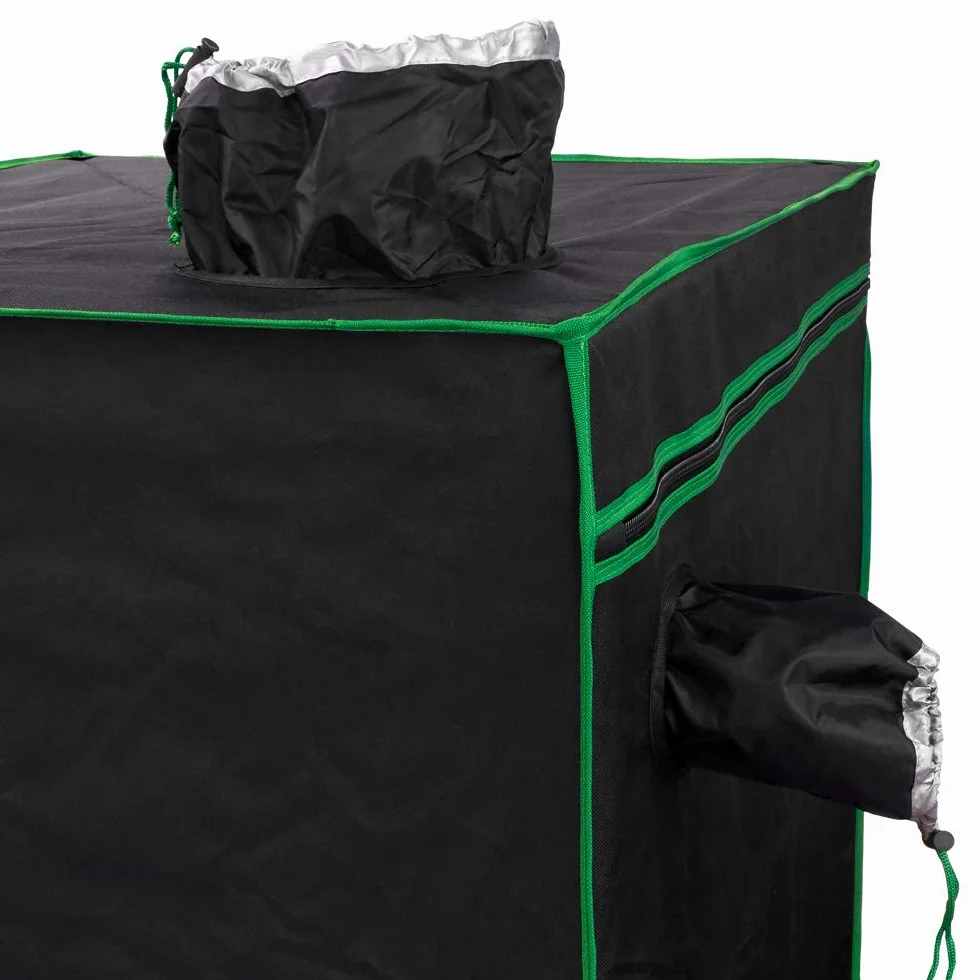 Kingpower 140 x 140 x 200cm Hidroponía Grow Tent Caja de Cultivo Interior Invernadero Tienda de Cultivo Gabinete de cría