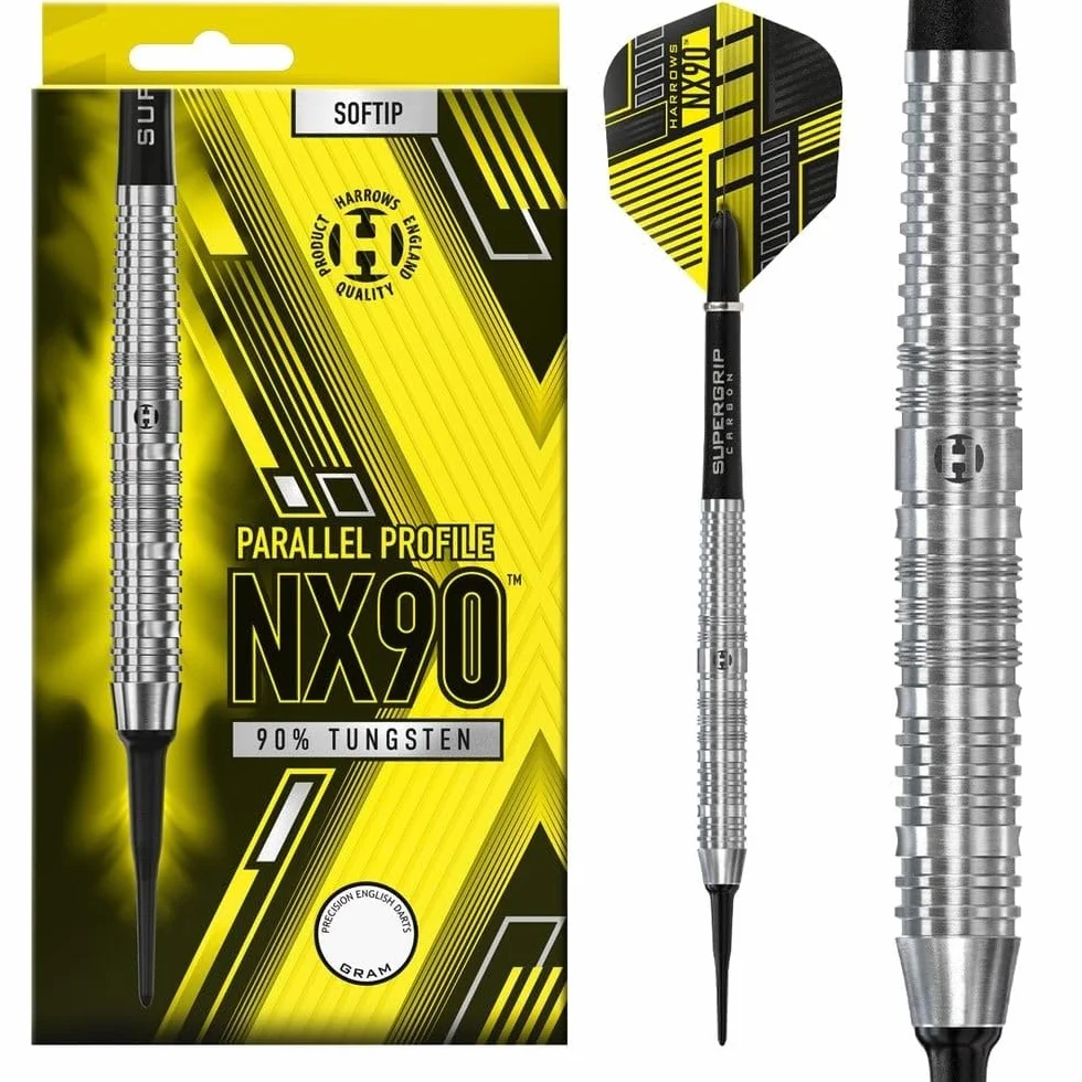 Harrows NX90 Profesjonalny zestaw rzutek paralelnych 90% wolfram 18 g 20 g 10 sztuk