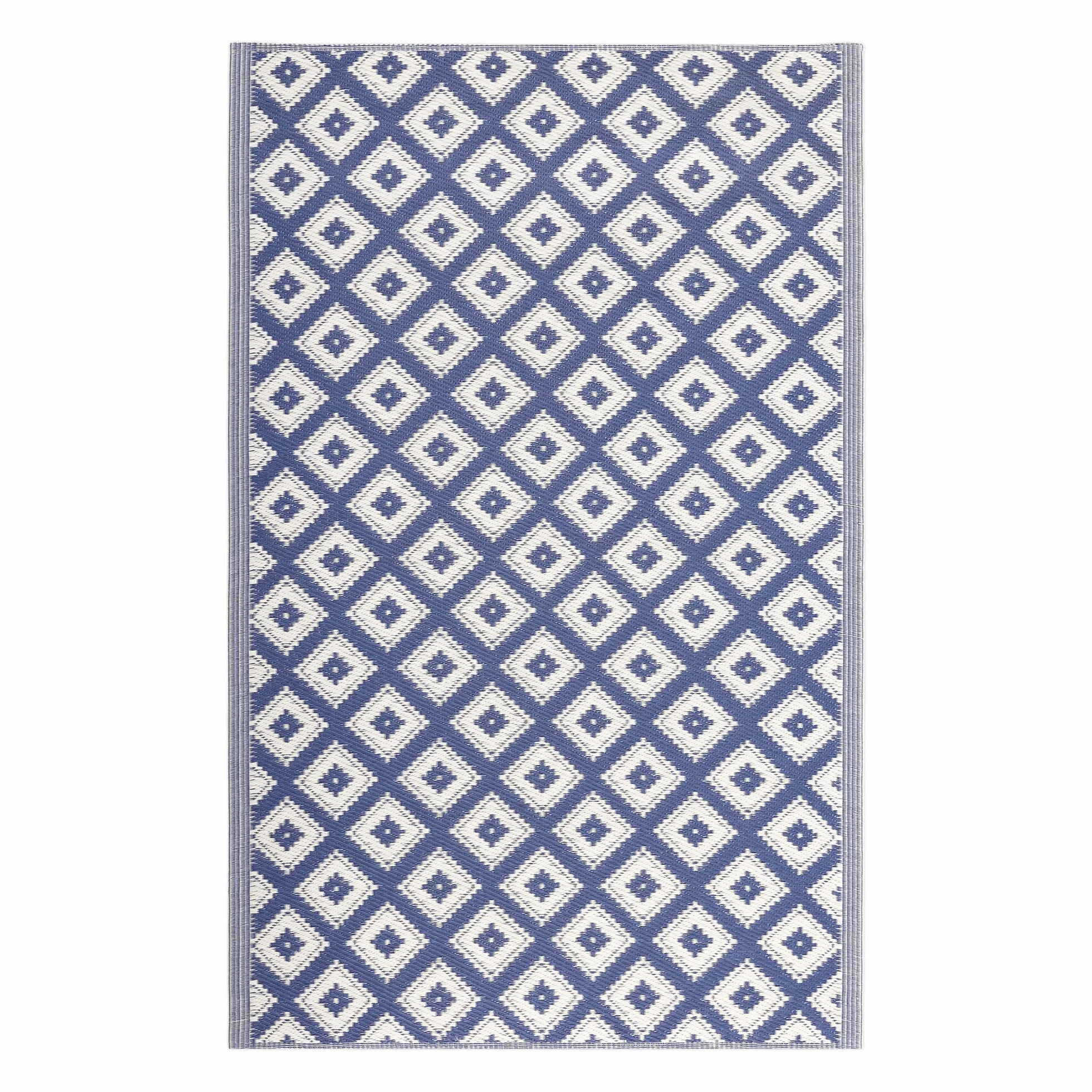 JEMIDI Alfombra para Exteriores 180 x 120 cm - Alfombra de Polipropileno para Exterior jardín terraza balcón - Resistente a la Intemperie y Lavable