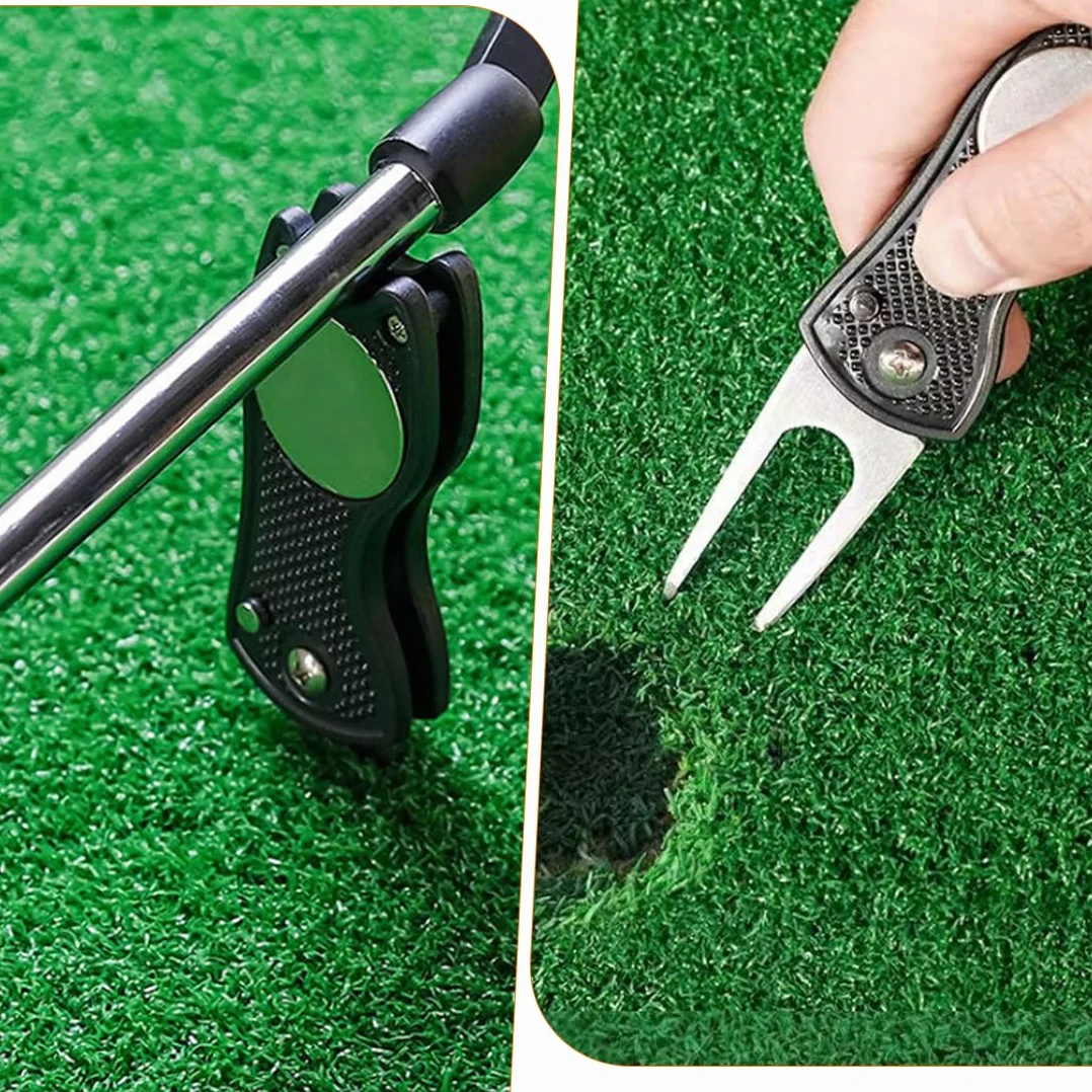 Herramienta de reparación de divots de Golf 2 Piezas