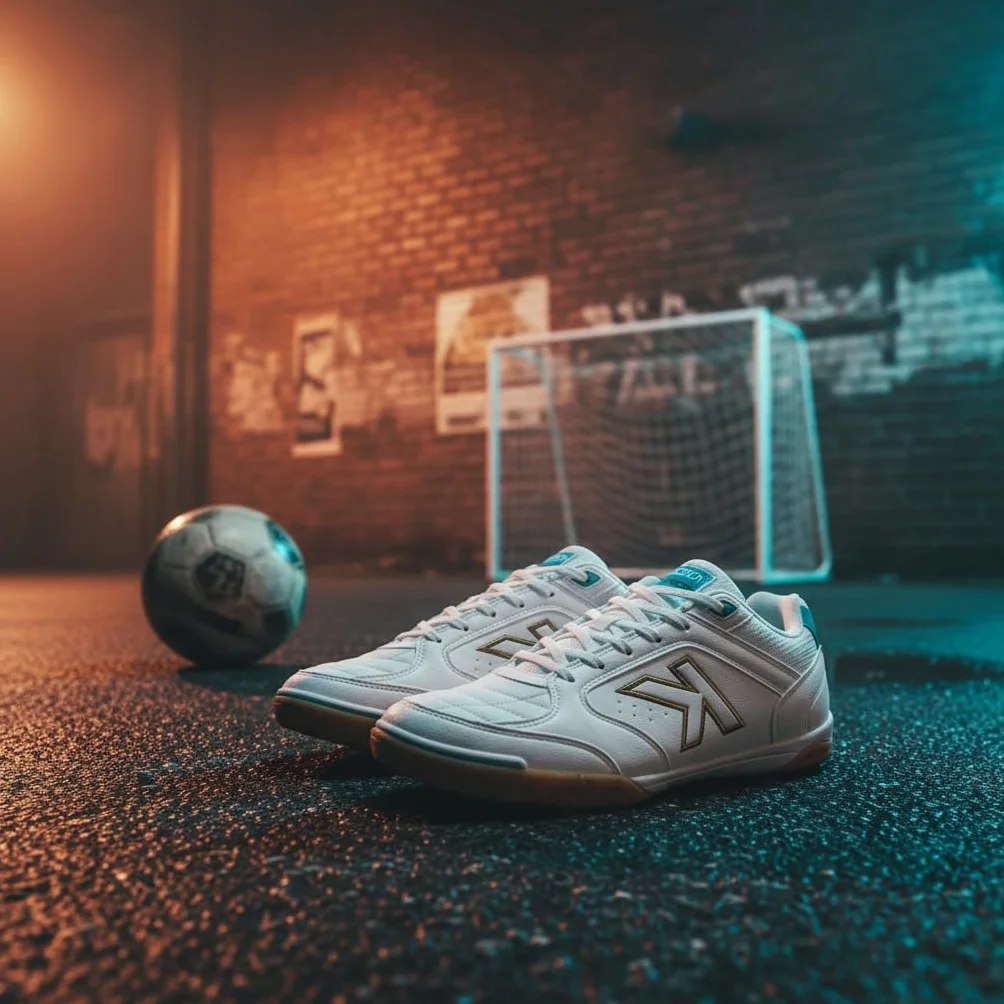 KELME Zapatillas De Fútbol Sala Precision Blanco Dorado Aqua
