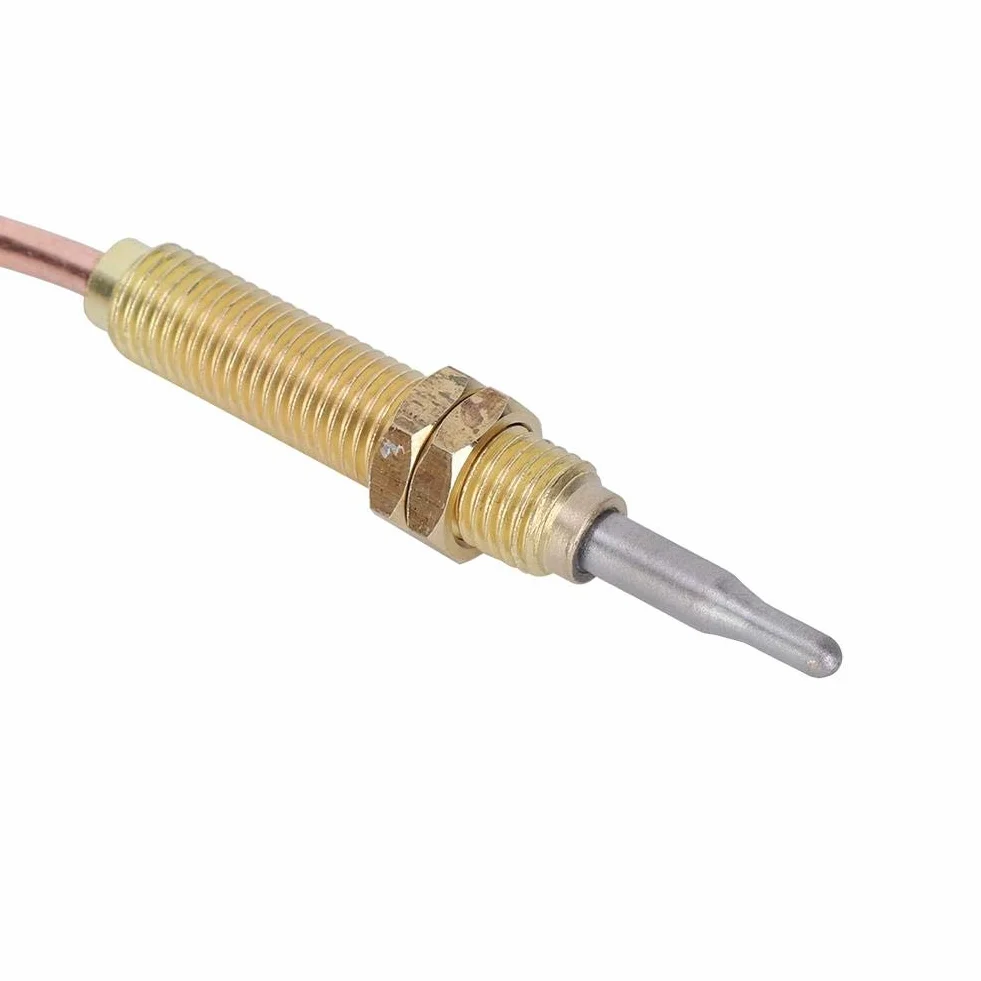 Termopar de Gas Universal M8 de 600mm, Sonda para Calentador de Gas, Brasero, Horno, Calentador de Agua, Rápida Respuesta y Rendimiento Estable, Pieza de Repuesto y Accesorio de Reemplazo