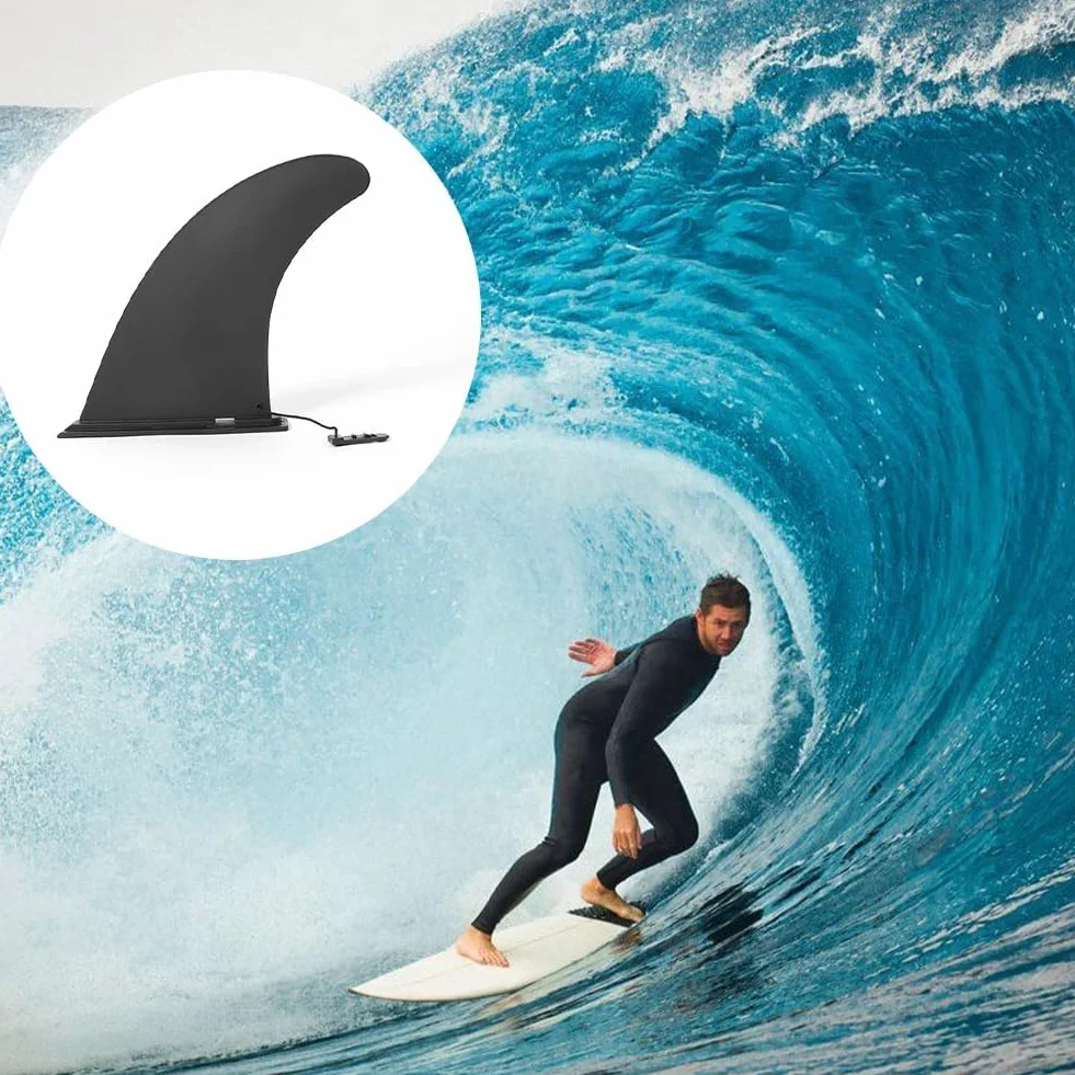 Aleta Central de Tabla de Surf, Quilla de Paddle Surf, 9in, ABS, para Surf, Stand Up Paddle Board, Kayak, Longboard