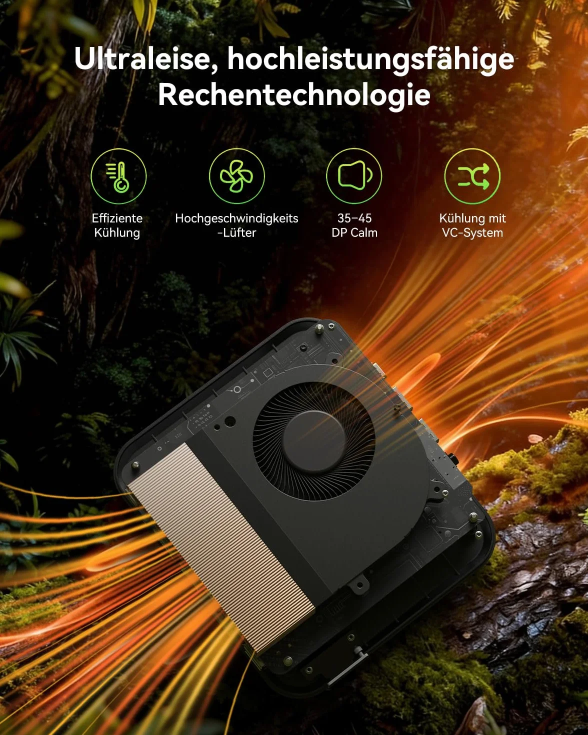 AOOSTAR MACO Mini PC R7 6850H 24GB RAM 1TB SSD PCIe 4.0 Windows 11 Pro Radeon 680M OCuLink 2xUSB4 2x2.5G LAN 4K