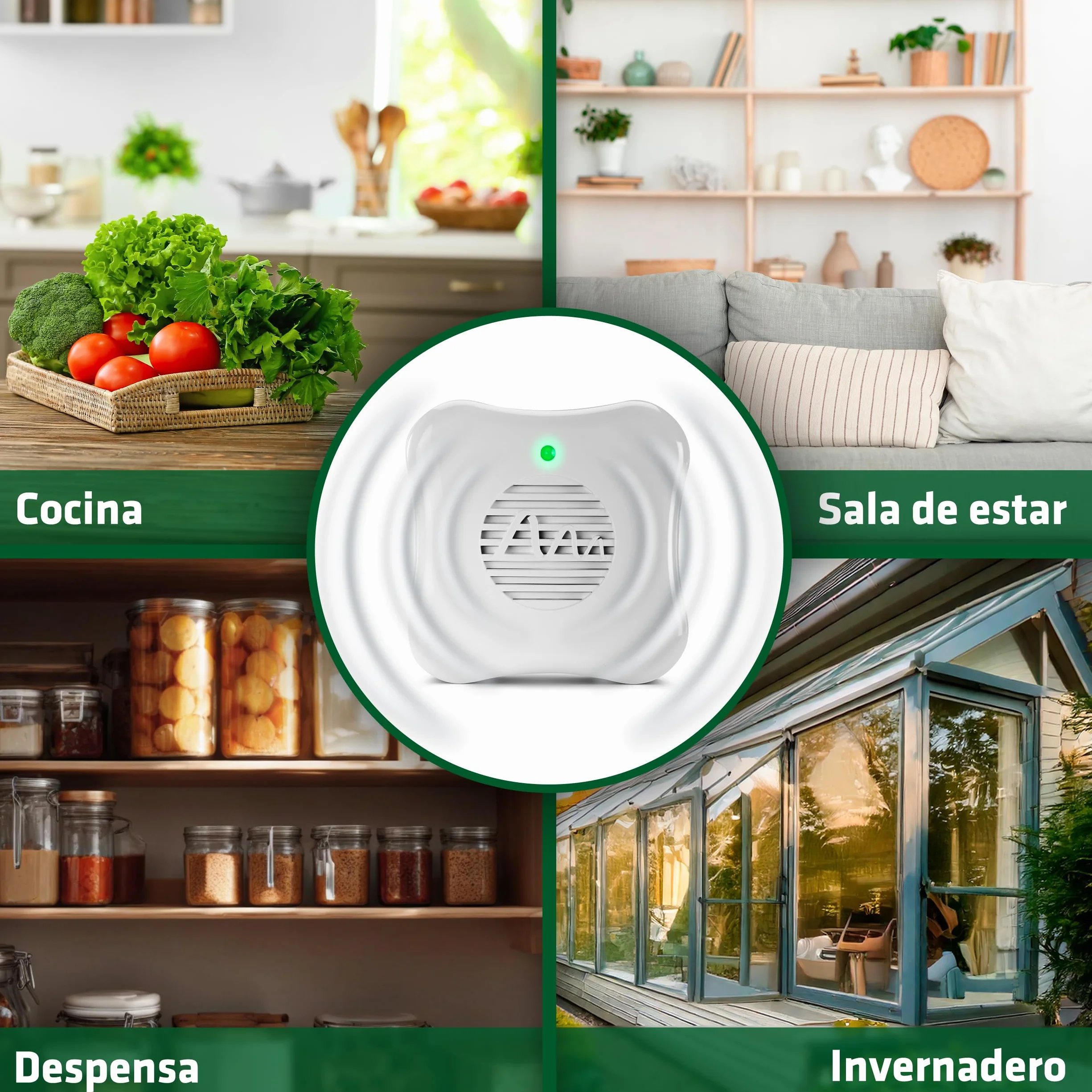 GARDIGO® Repelente Ultrasonico para Hormigas - Set de 2 | Anti Hormigas Interior de Casa | Ahuyenta Plagas en Cocina y Despensa