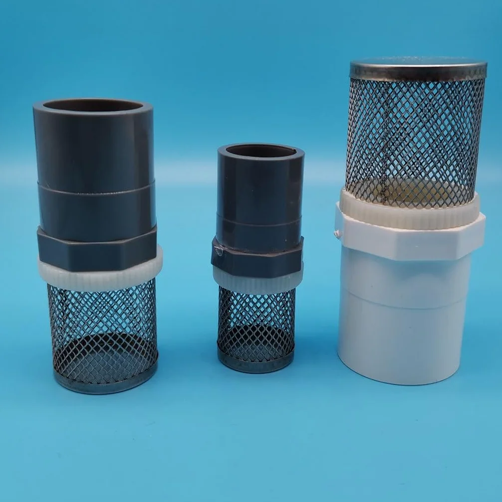 Filtro de manguera de agua de malla en línea de acero inoxidable 304 for riego de jardines - Prefiltro de PVC de 20/25/32/40/50 mm
