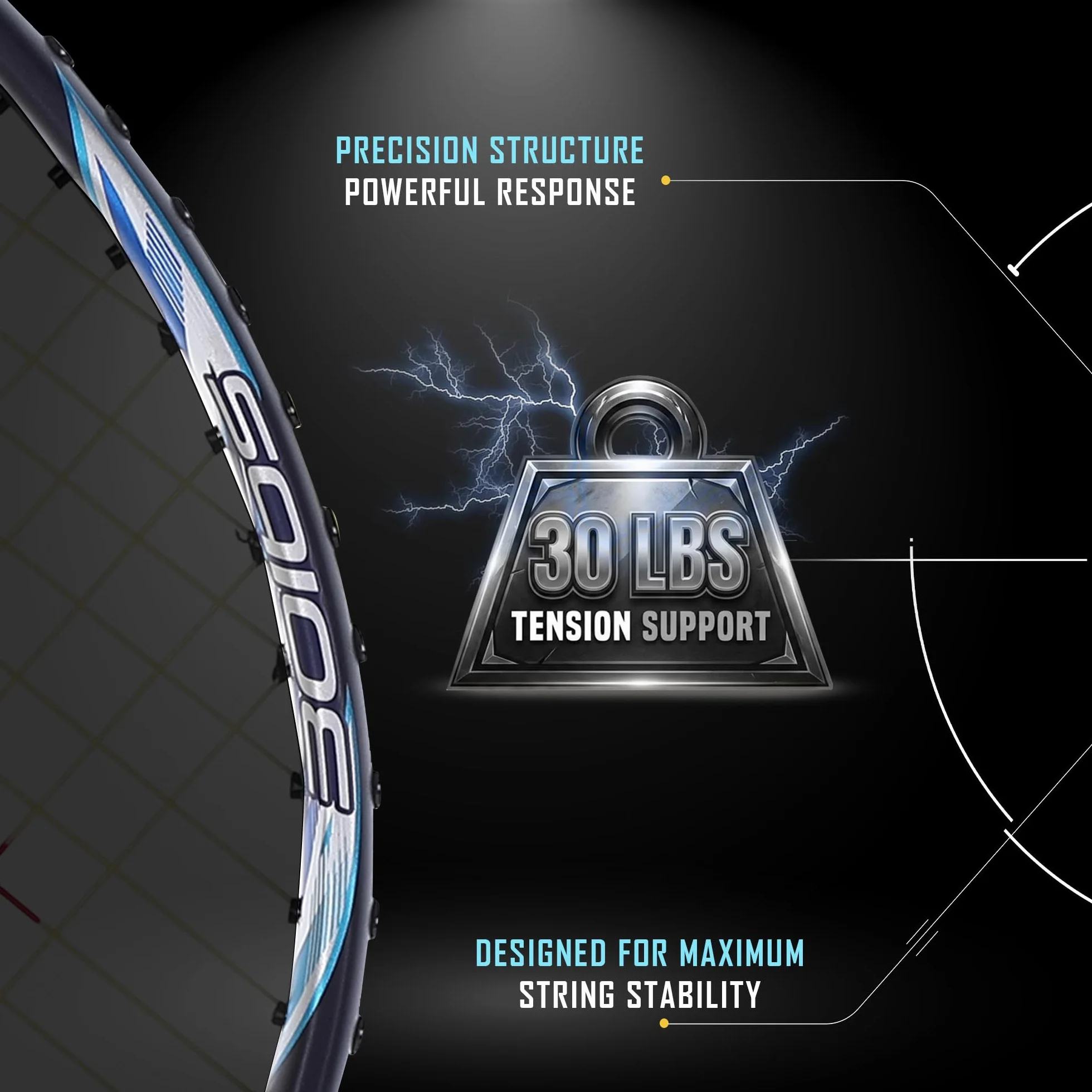 YONEX Astrox Lite Series Raqueta de Bádminton de Grafito G4 77g 30 Libras