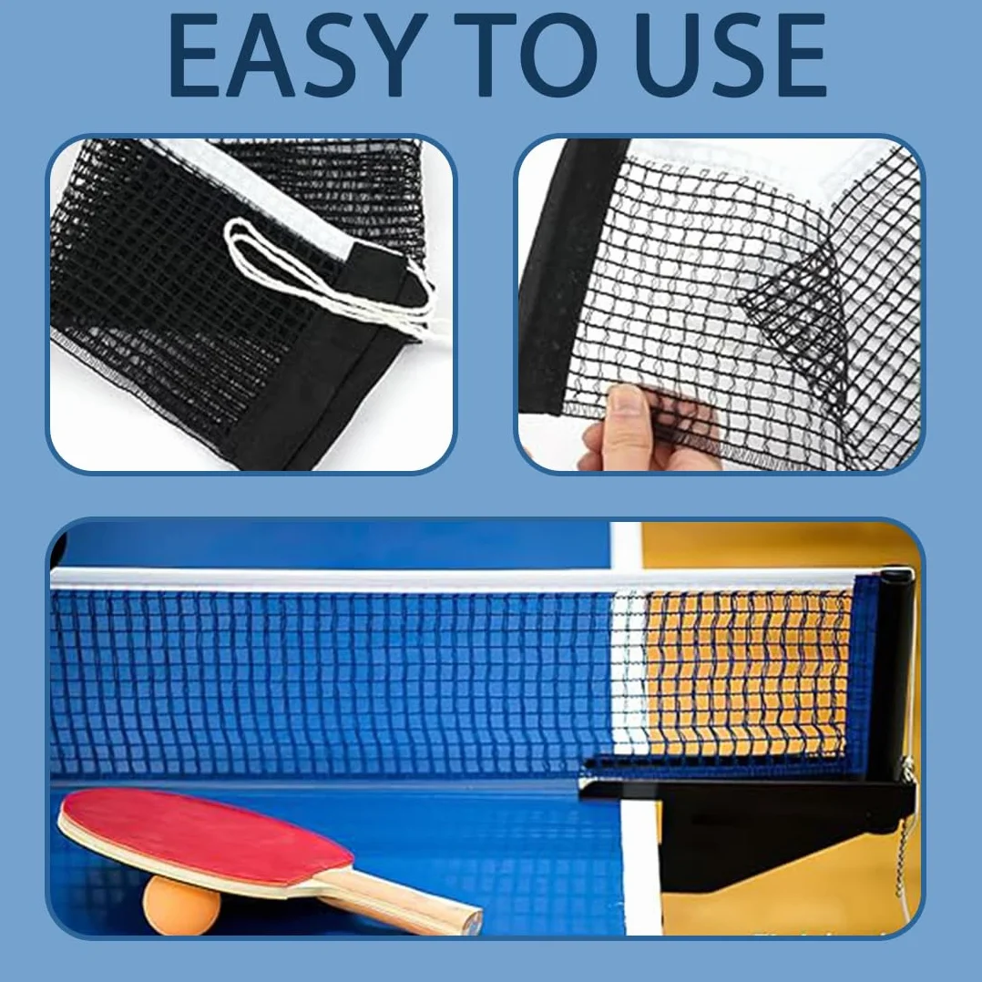 Red de Tenis de Mesa Portátil de Ping Pong Durable, Red de Reemplazo Universal para Entrenamiento y Juegos
