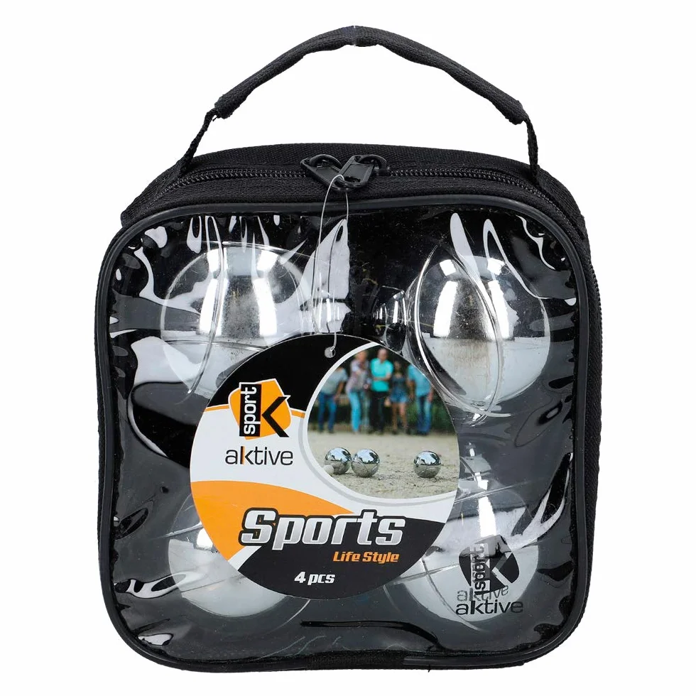 AKTIVE 54035 Juego de petanca 4 bolas Sports