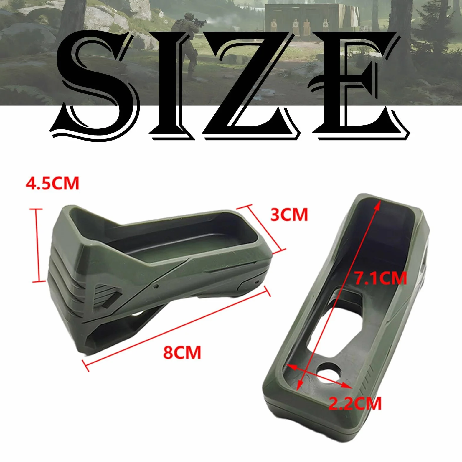 Pack de 4 Fundas de Agarre Rápido P-mag para Cargador M4, Accesorio Multifuncional Airsoft