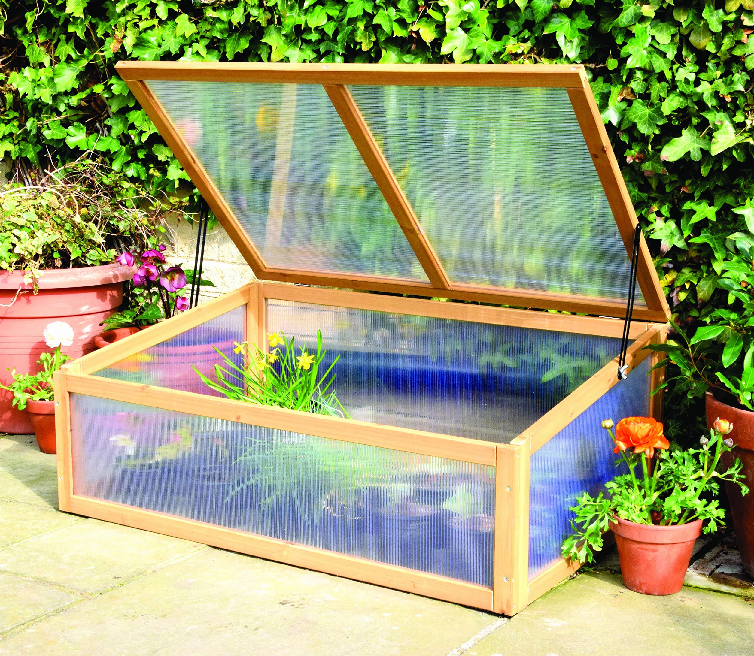 Spear & Jackson COLDFRAME1 Invernadero de Madera 1000 x 660 x 400 mm